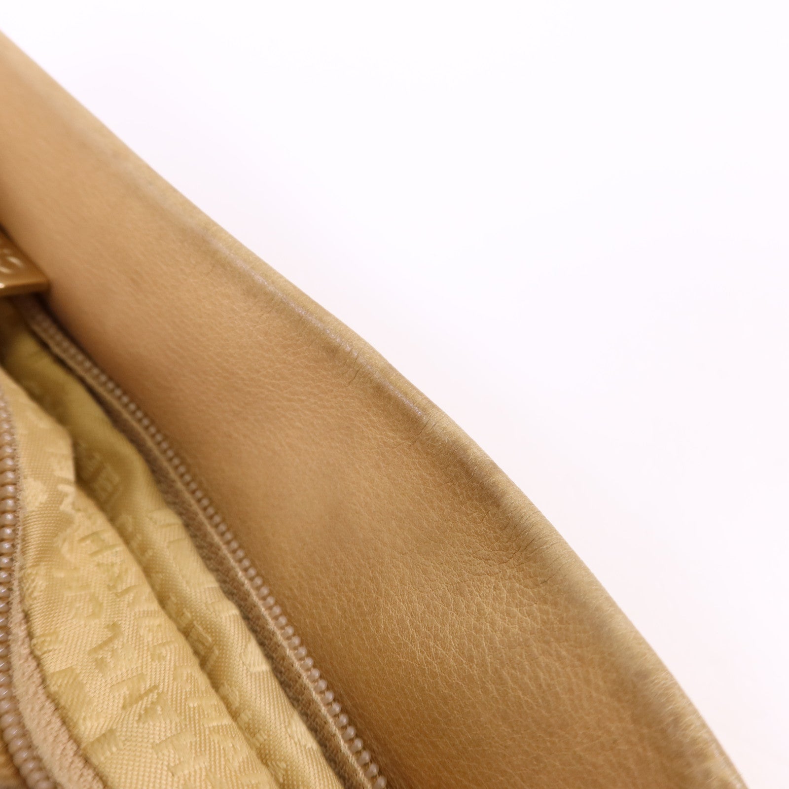 CHANEL 羊皮皮革Handbag金扣手挽袋