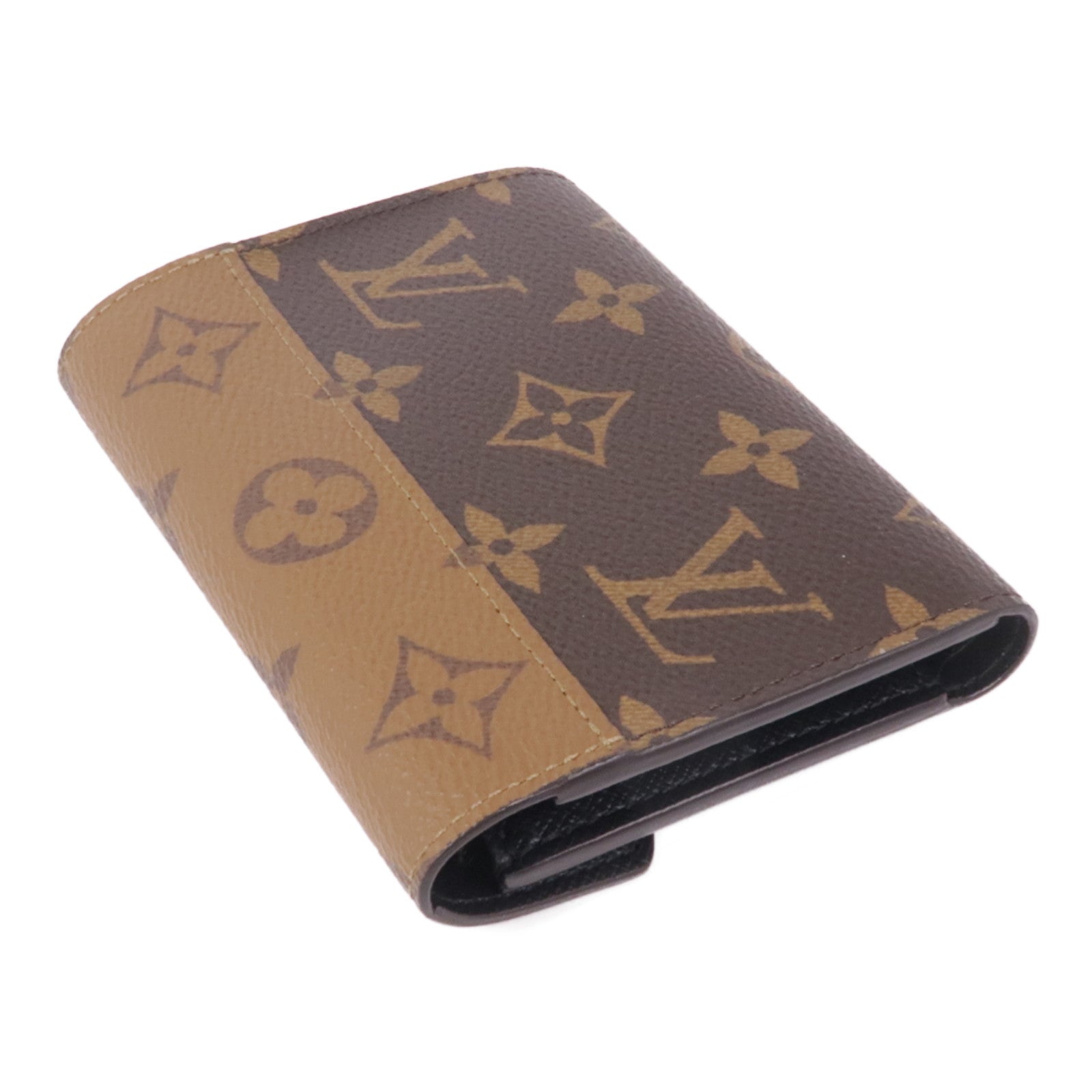 LOUIS VUITTON Monogram/Monogram Reverse Victorine Wallet金扣錢包