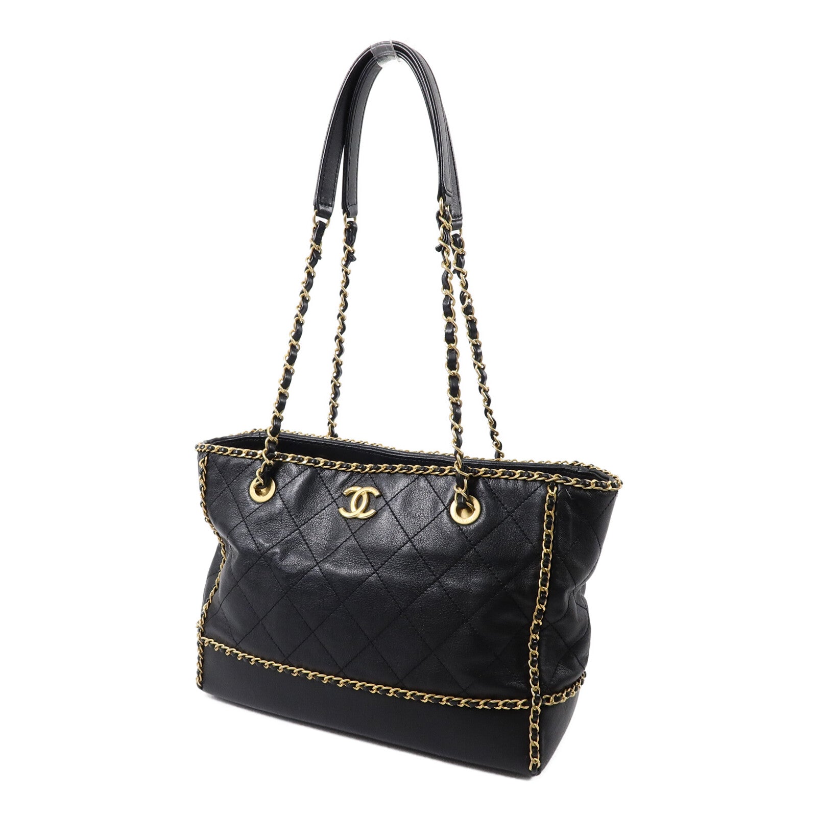 CHANEL 牛皮皮革Chain Shoulder Bag肩背袋
