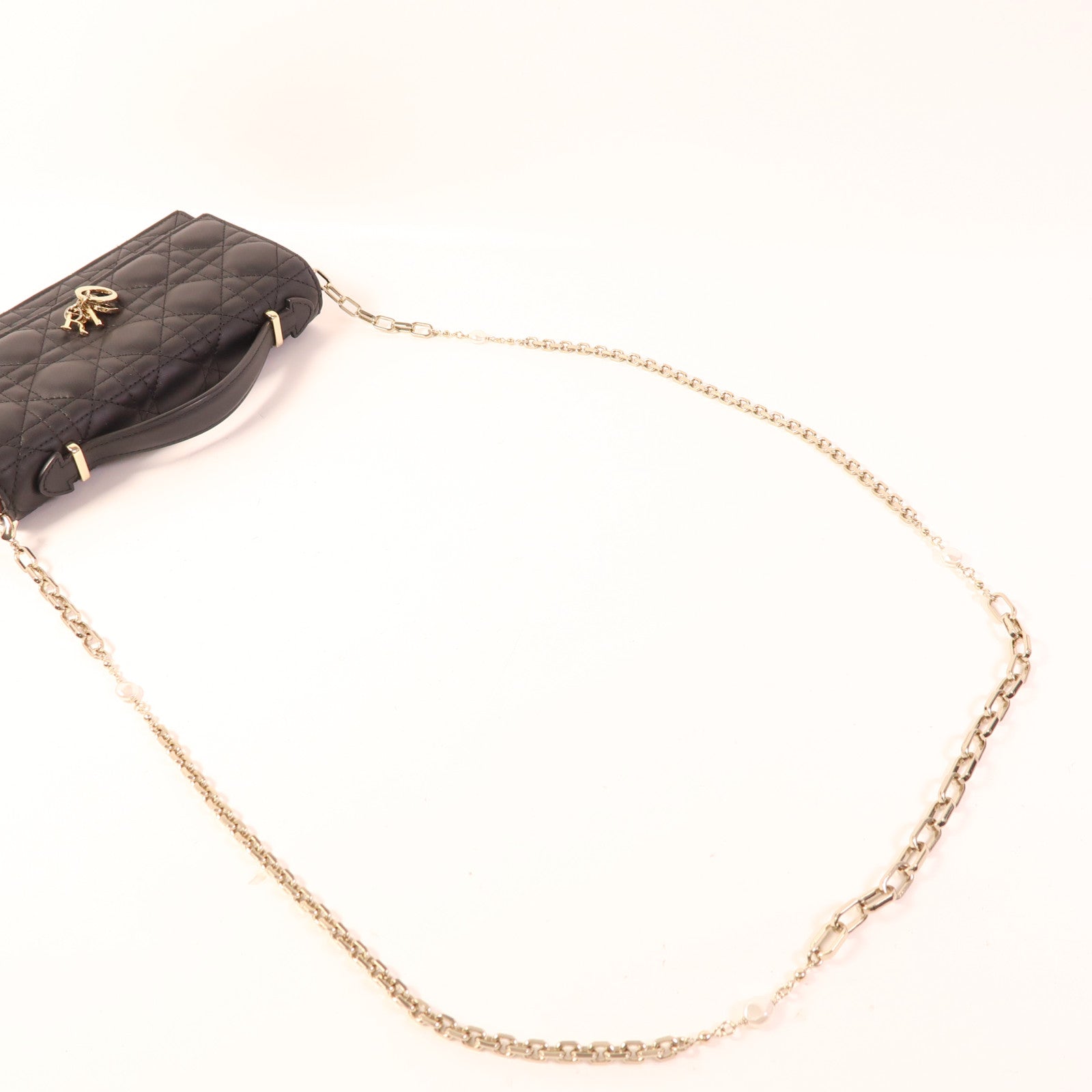 Dior 羊皮皮革My Dior Mini Bag金扣手挽肩背兩用袋