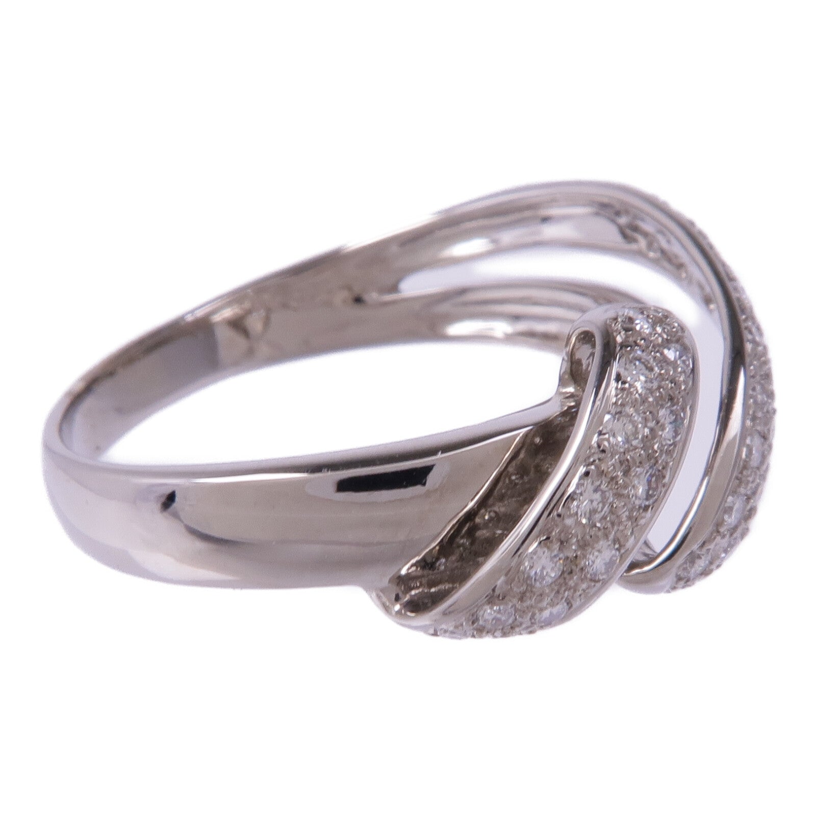 JEWELRY 【激減優惠】18K白金Diamond Ring鑽石戒指US#9