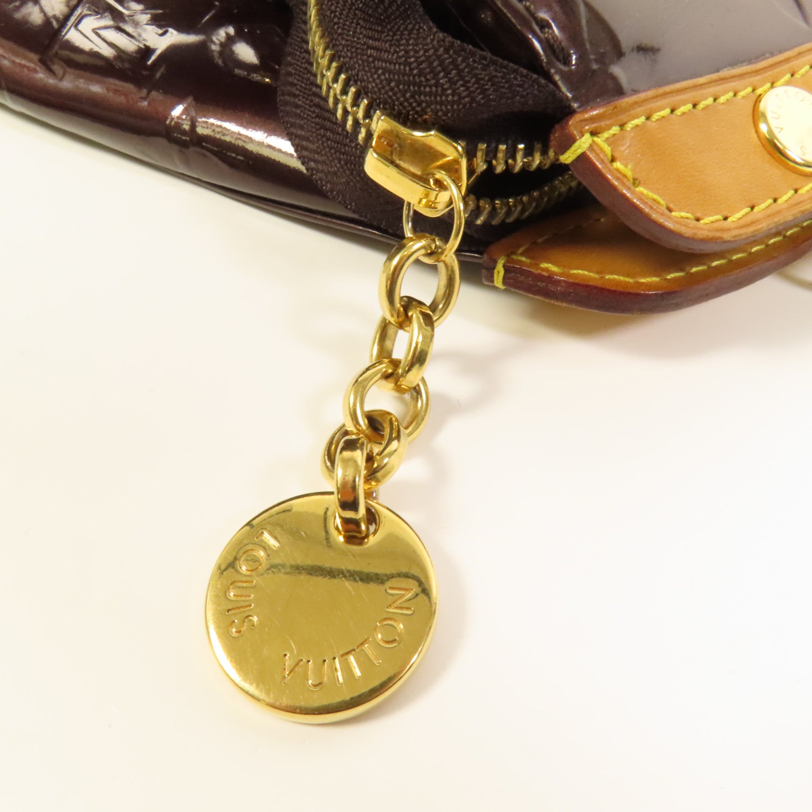 LOUIS VUITTON Monogram Vernis Brea GM金扣手挽肩背兩用袋