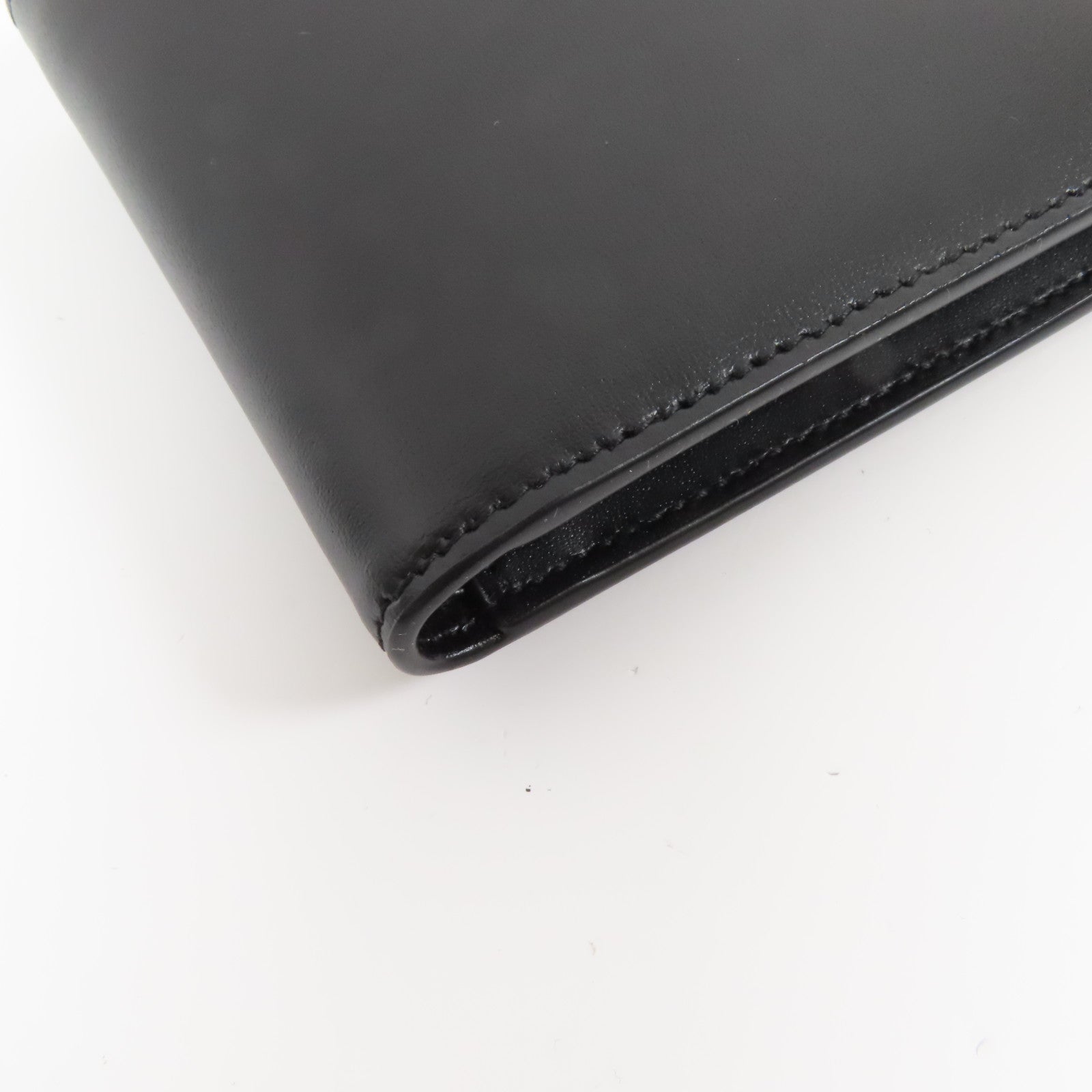 SAINT LAURENT 皮革Tiny Cassandre East/West Wallet皮革Bi-fold Wallet銀扣錢包
