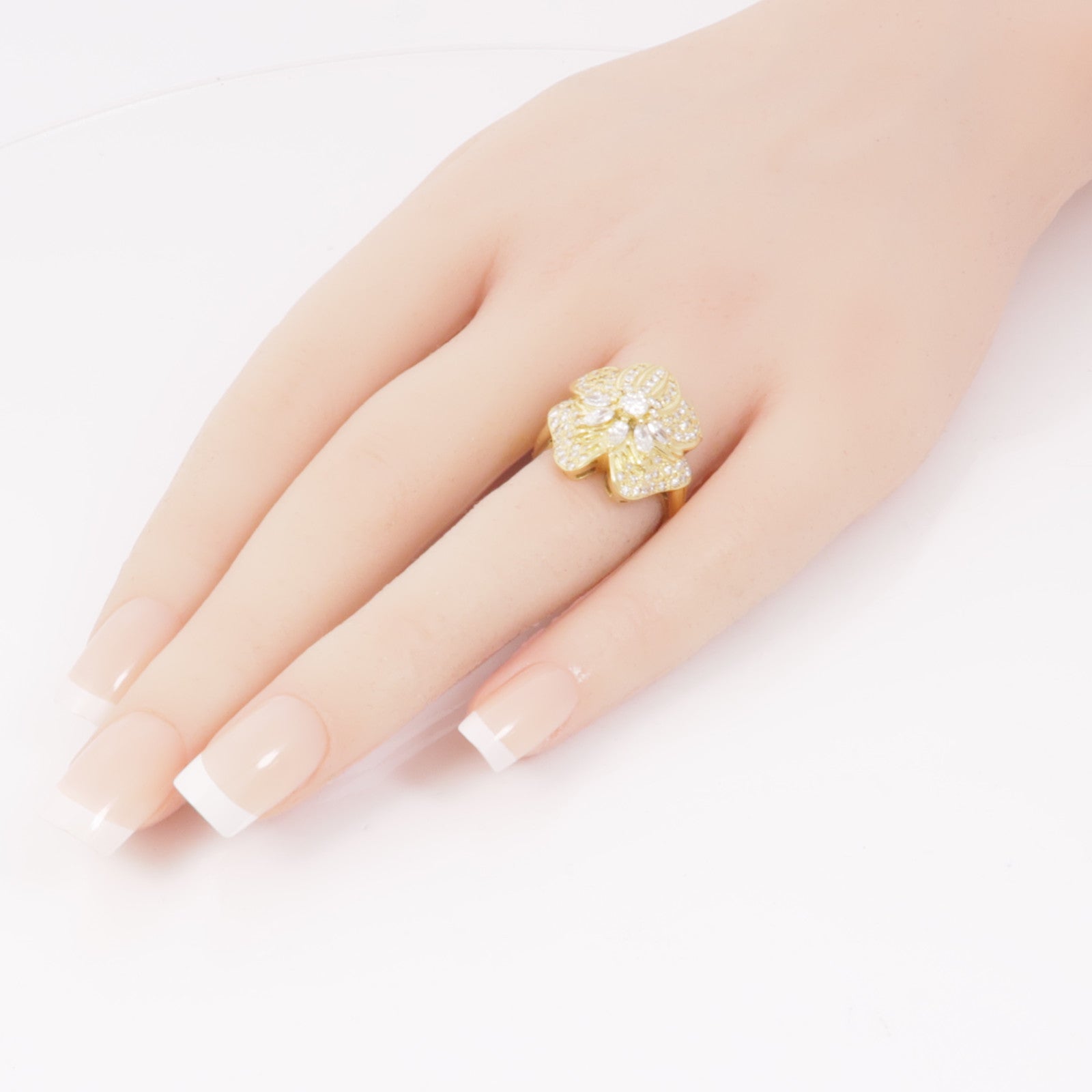 JEWELRY Diamond Ring 18K Yellow Gold US#6.25