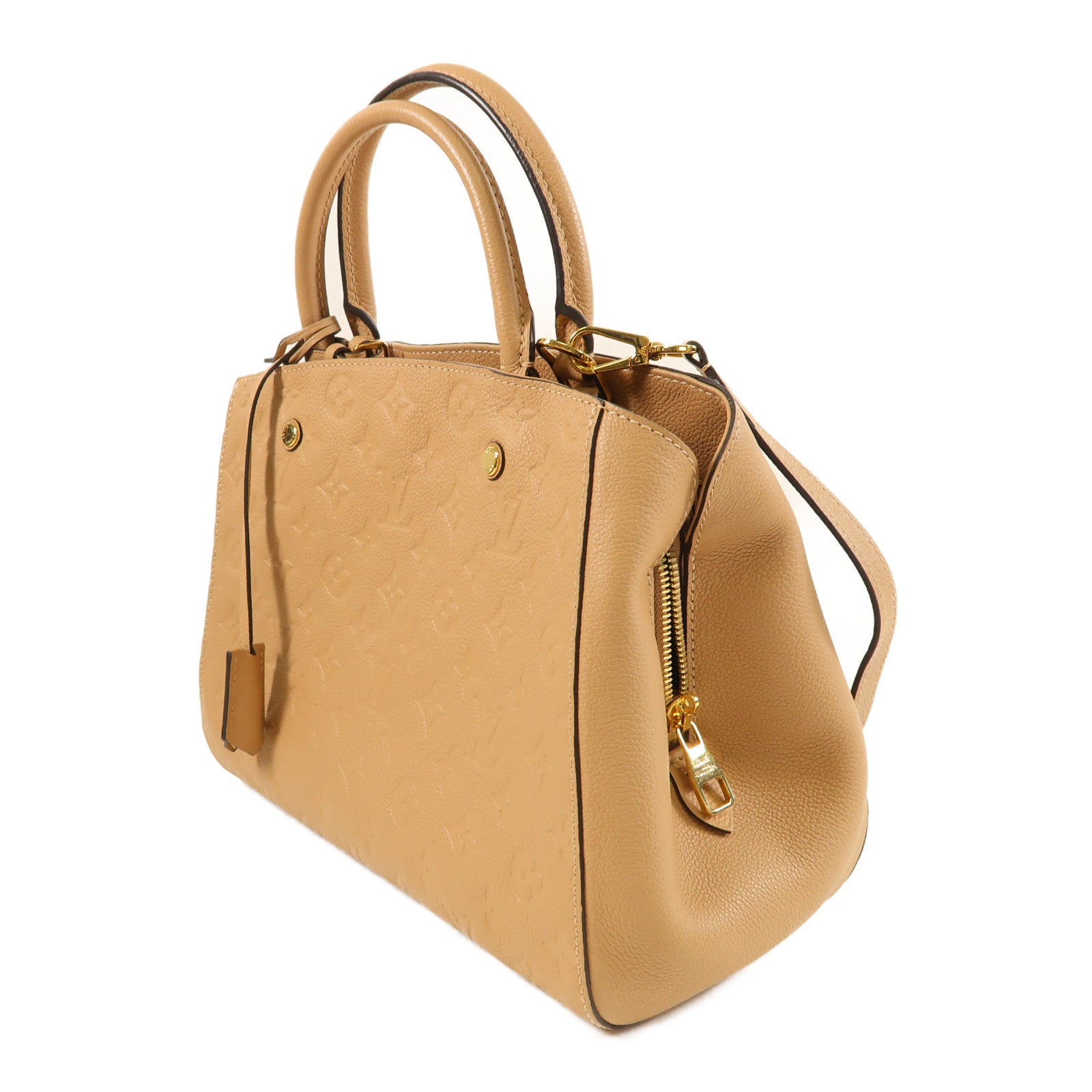LOUIS VUITTON Monogram Empreinte Montaigne MM手挽肩背兩用袋