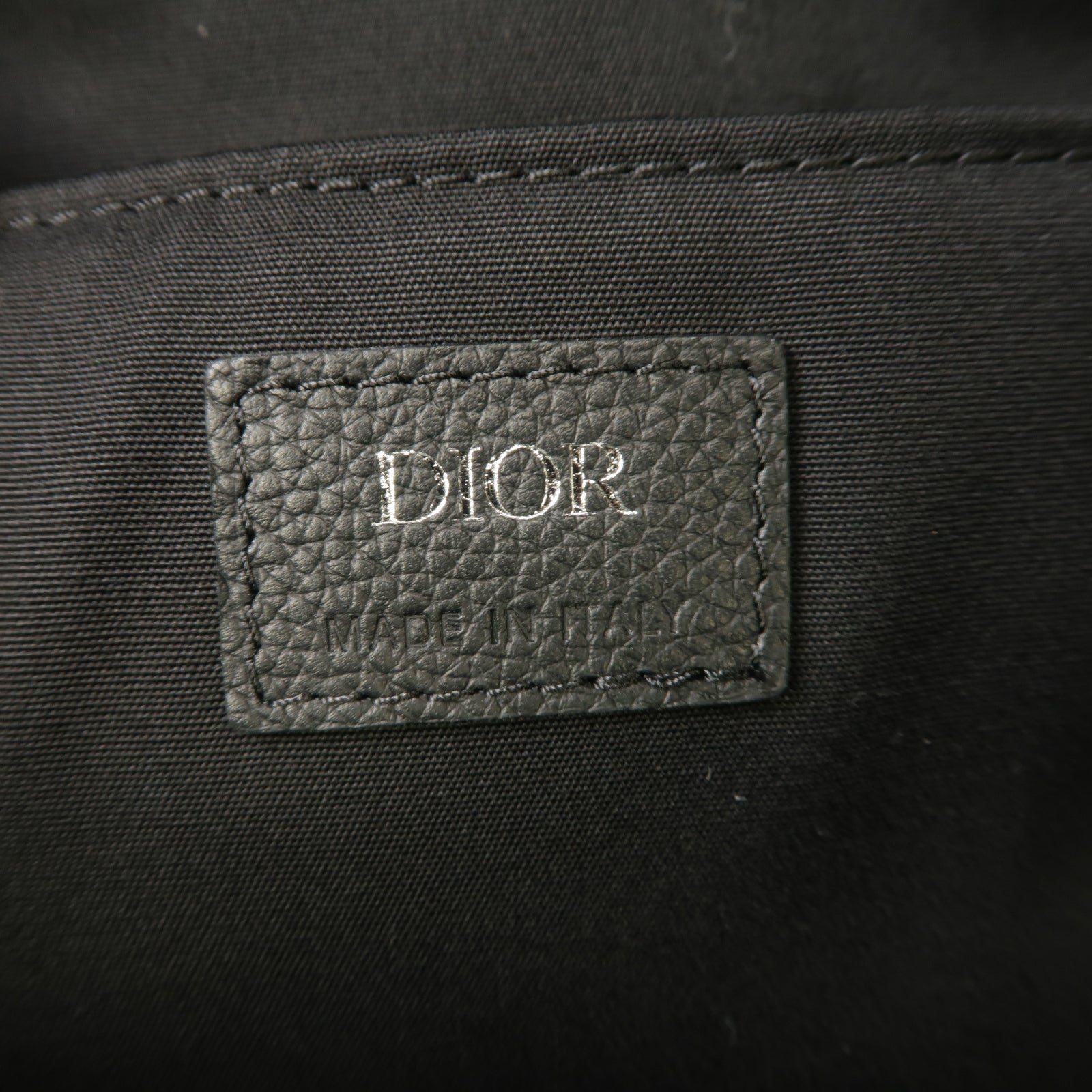 Dior 帆布Rider Backpack銀扣背包藍色