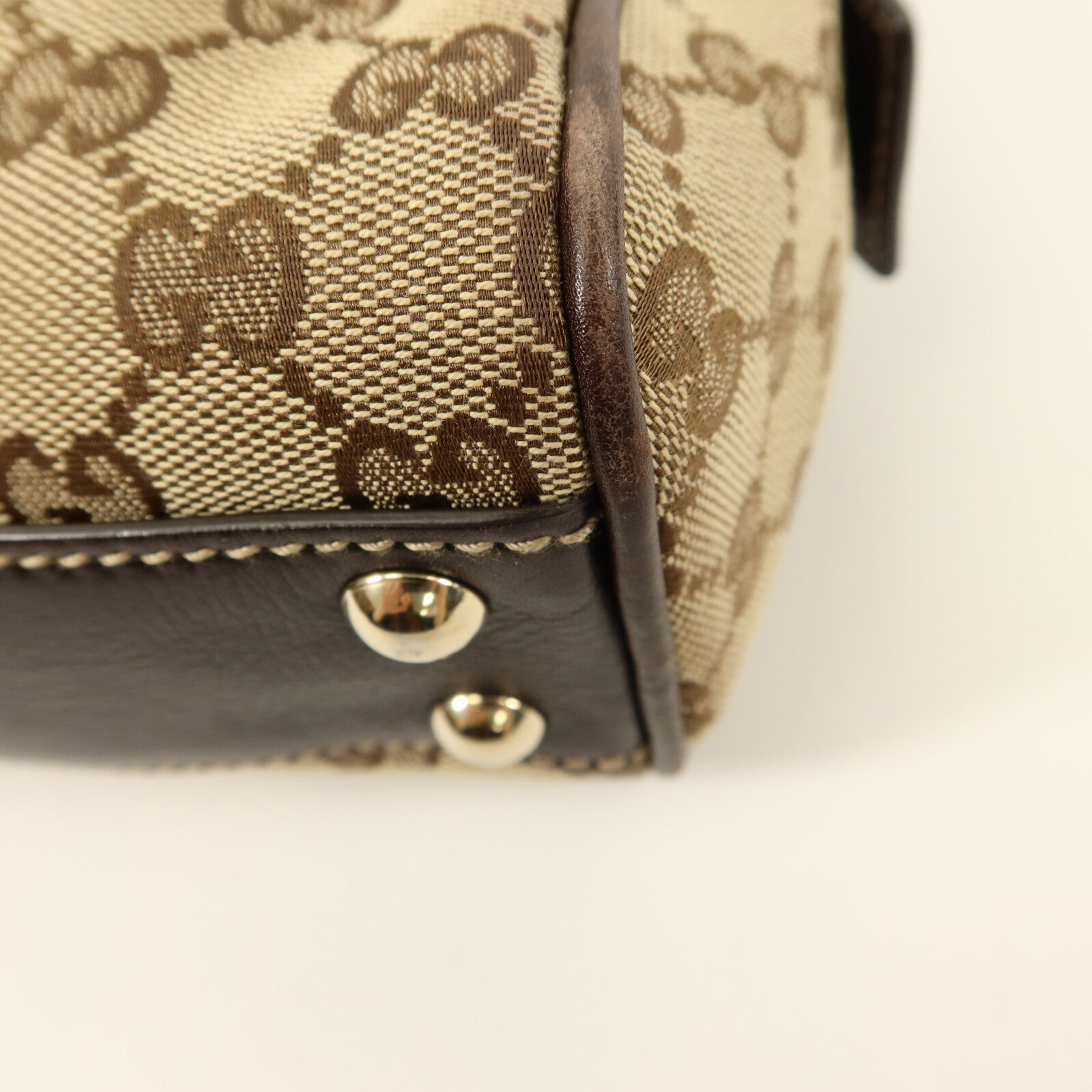 GUCCI 帆布Boston GG手挽袋