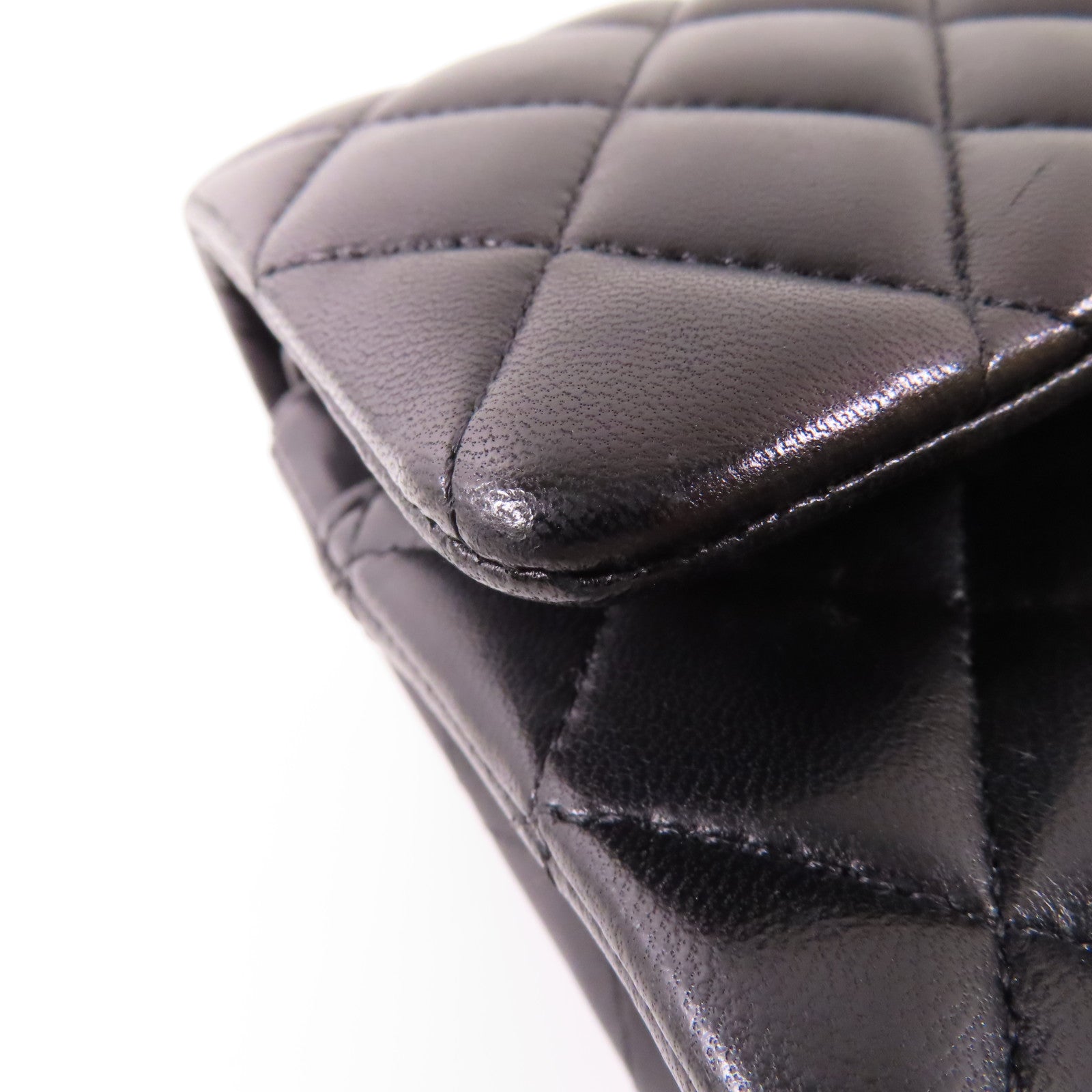 CHANEL 羊皮皮革Classic 25金扣鏈帶肩背袋