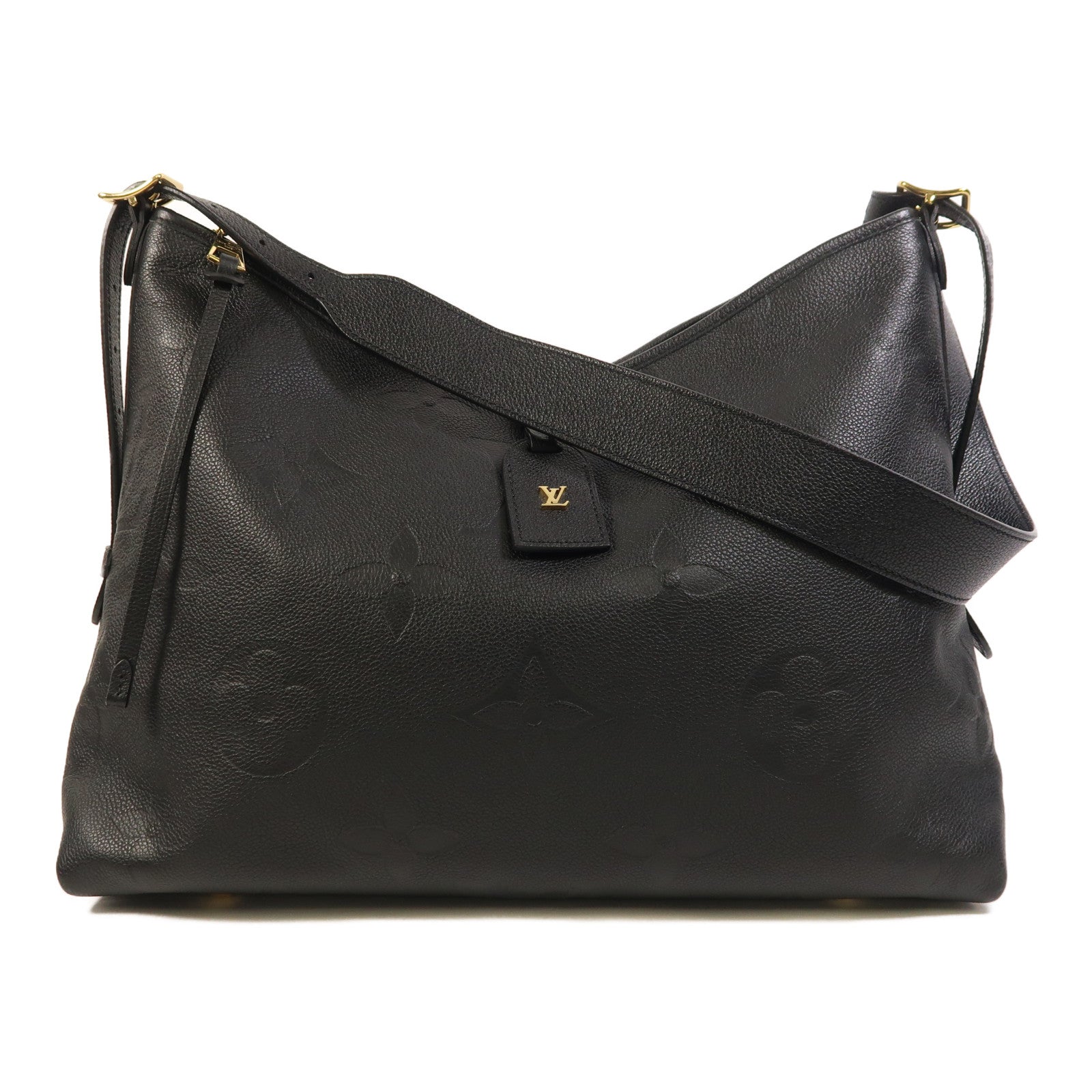 LOUIS VUITTON Monogram Empreinte CarryAll金扣肩背袋