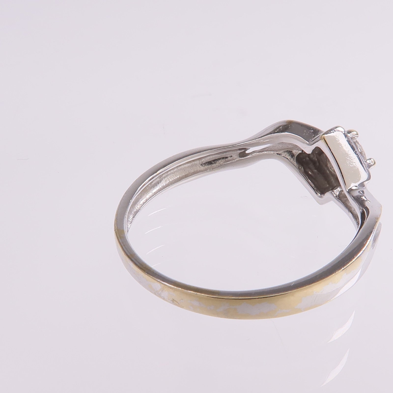 JEWELRY 【激減優惠】18K白金Diamond Ring鑽石戒指US#5.75