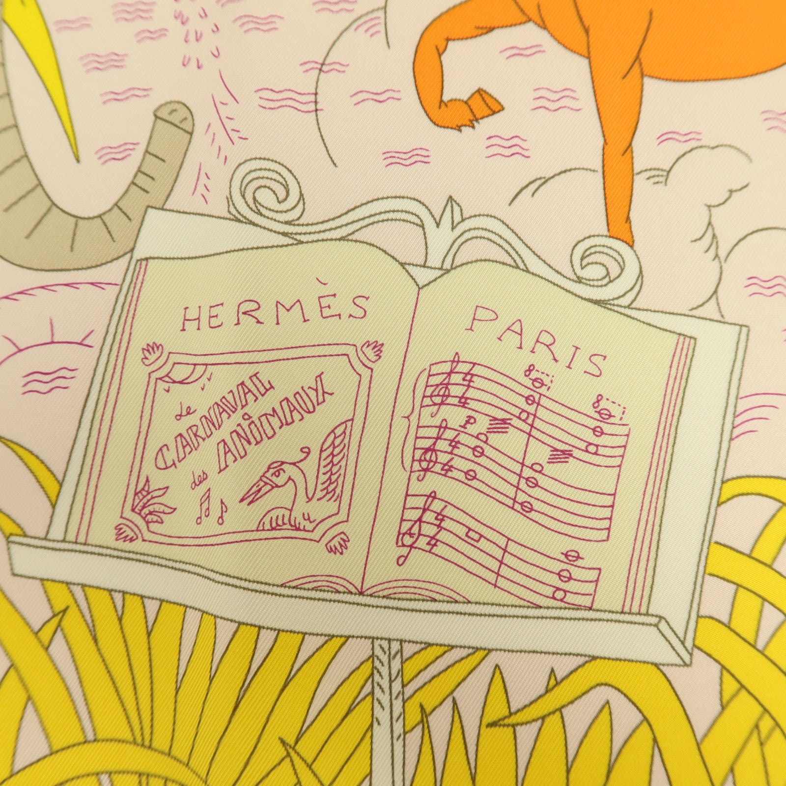 HERMES 絲質Scarf 90x90cm絲巾