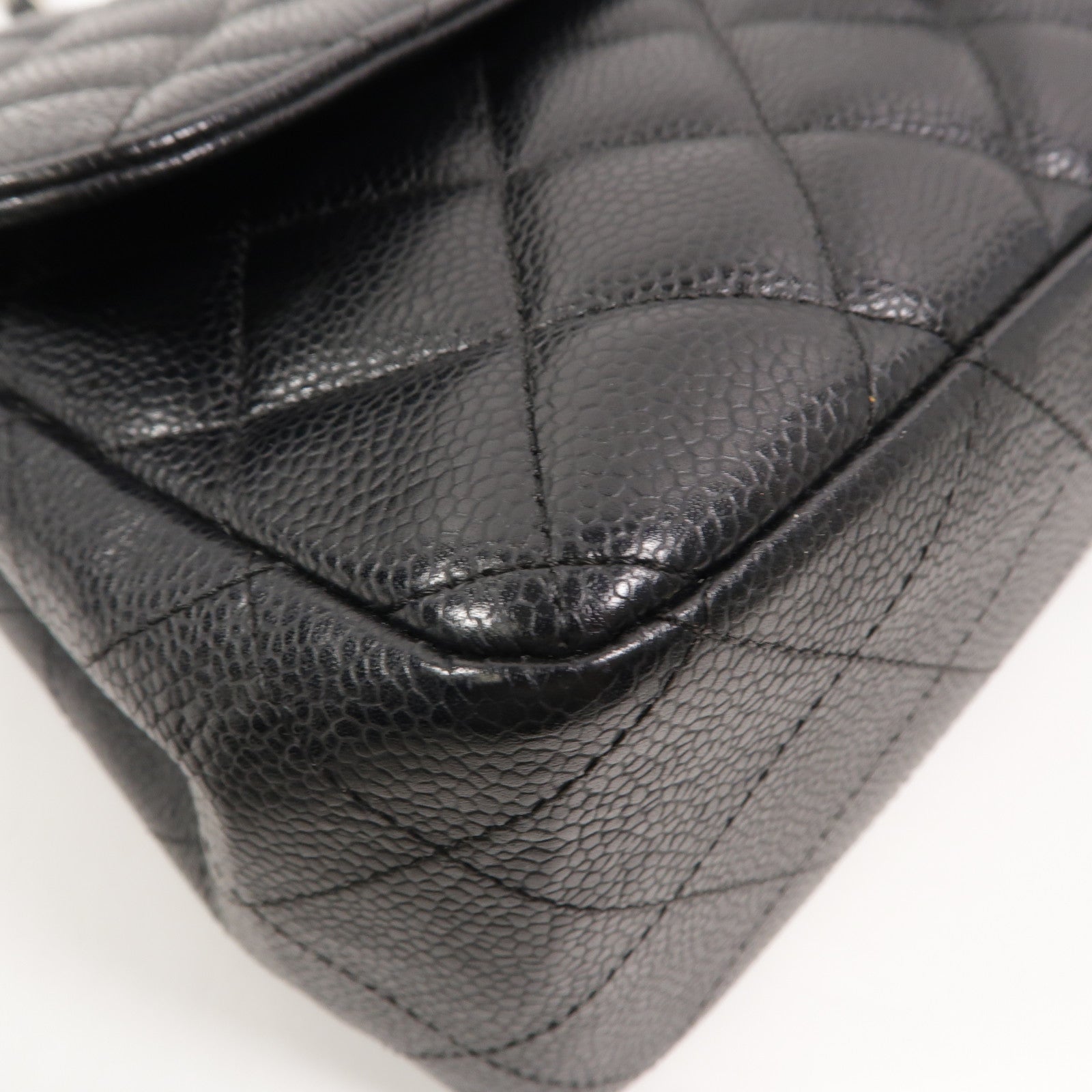CHANEL 牛皮皮革Large Classic鏈帶肩背袋