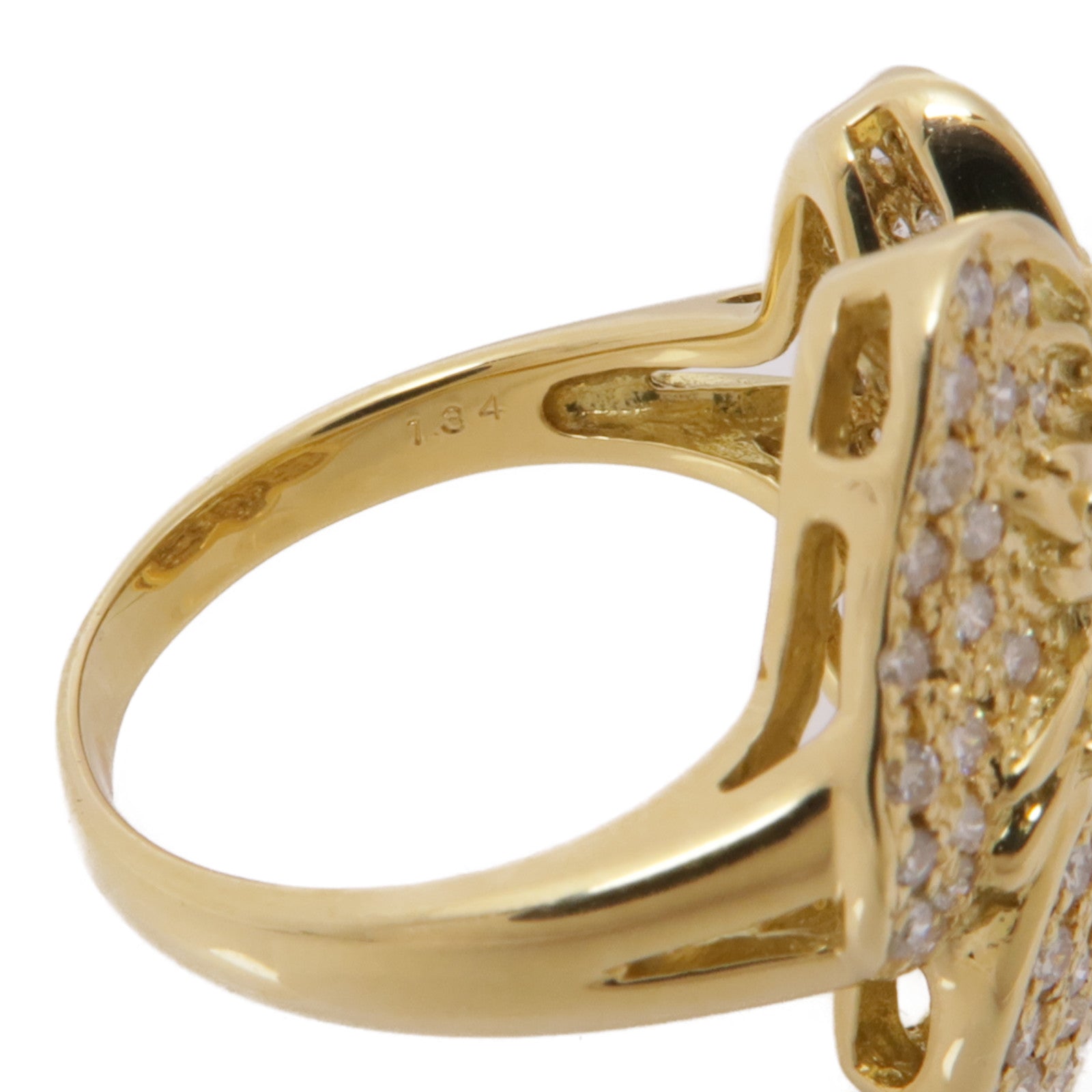 JEWELRY Diamond Ring 18K Yellow Gold US#6.25