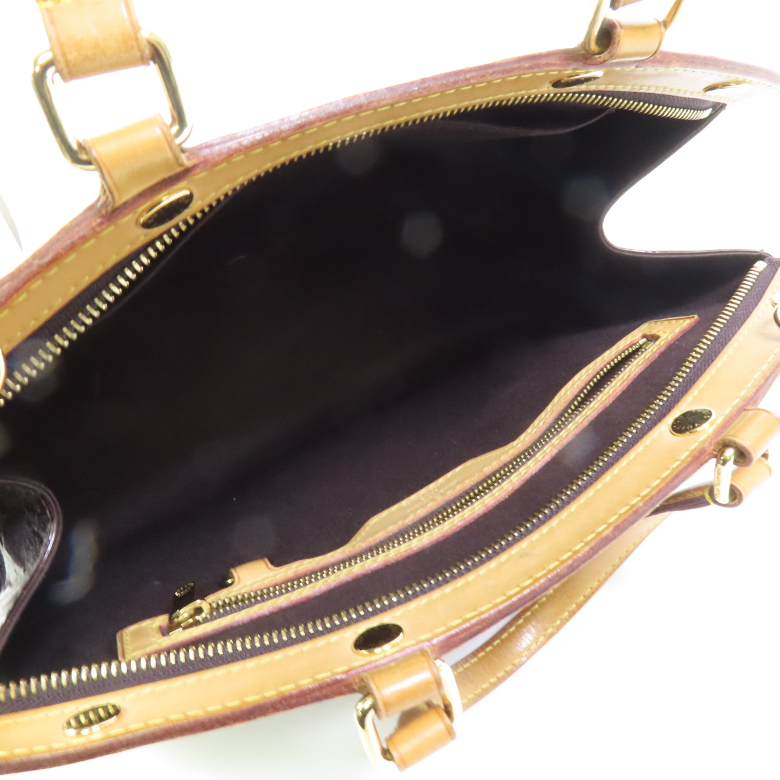 LOUIS VUITTON Monogram Vernis Brea GM金扣手挽肩背兩用袋