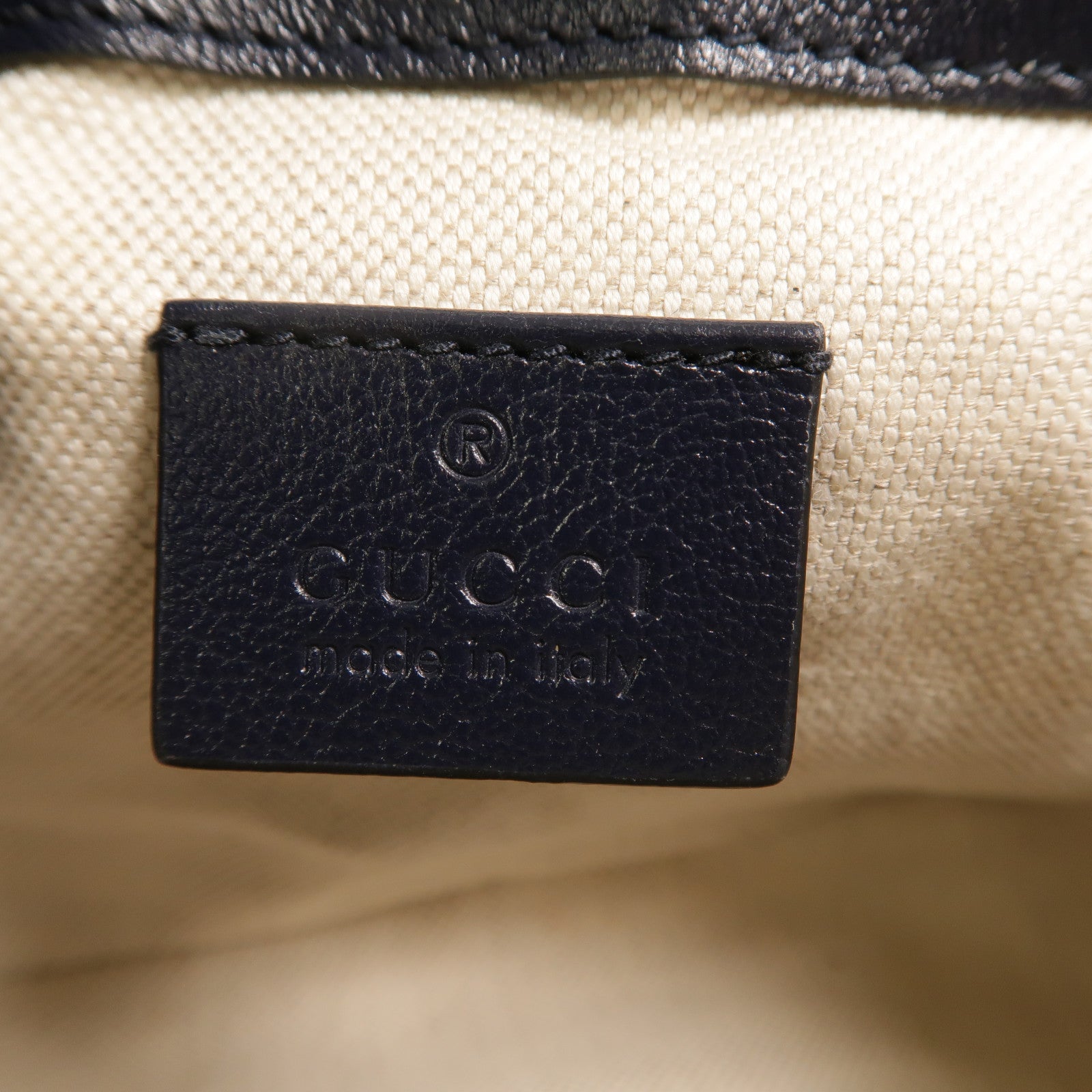 GUCCI 帆布GG Marmont Mini鏈帶手挽肩背兩用袋