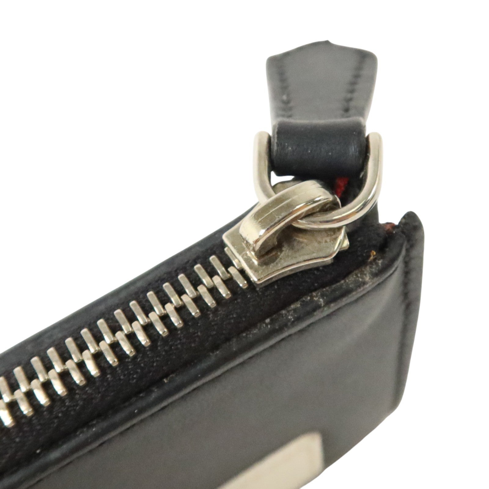 FENDI 牛皮皮革Card Holder銀扣卡片套