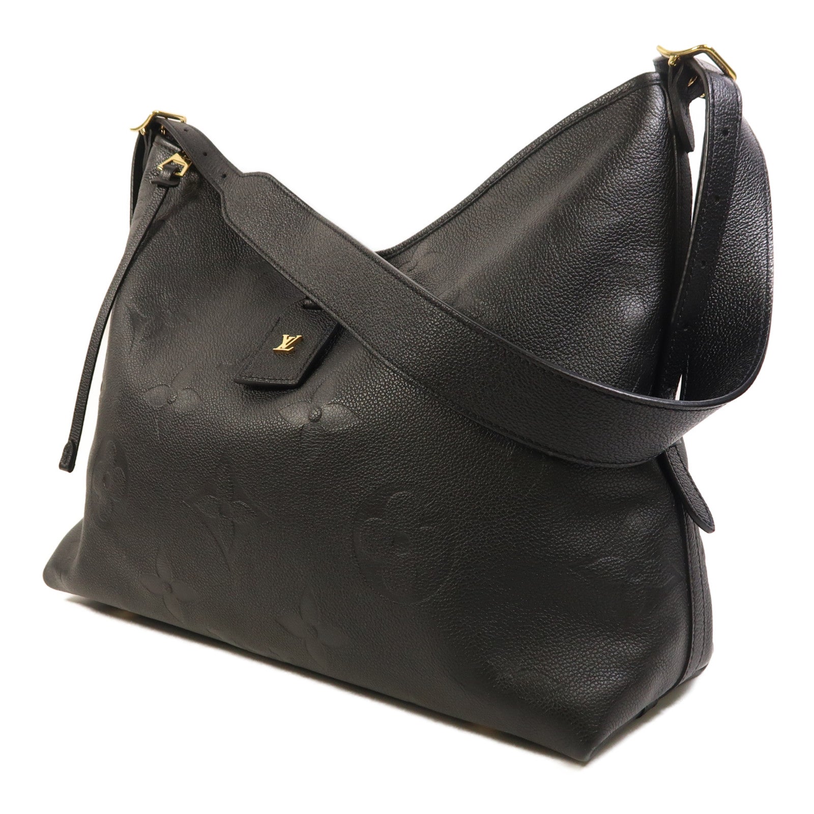 LOUIS VUITTON Monogram Empreinte CarryAll金扣肩背袋