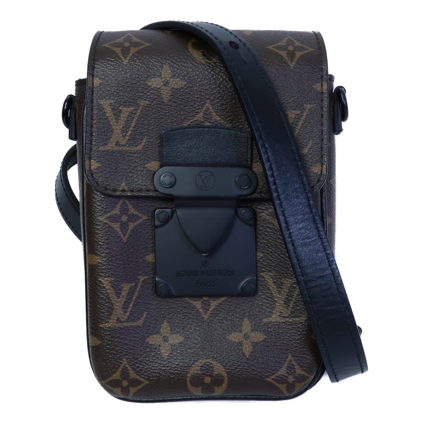 LOUIS VUITTON Monogram S-Lock Vertical肩背袋