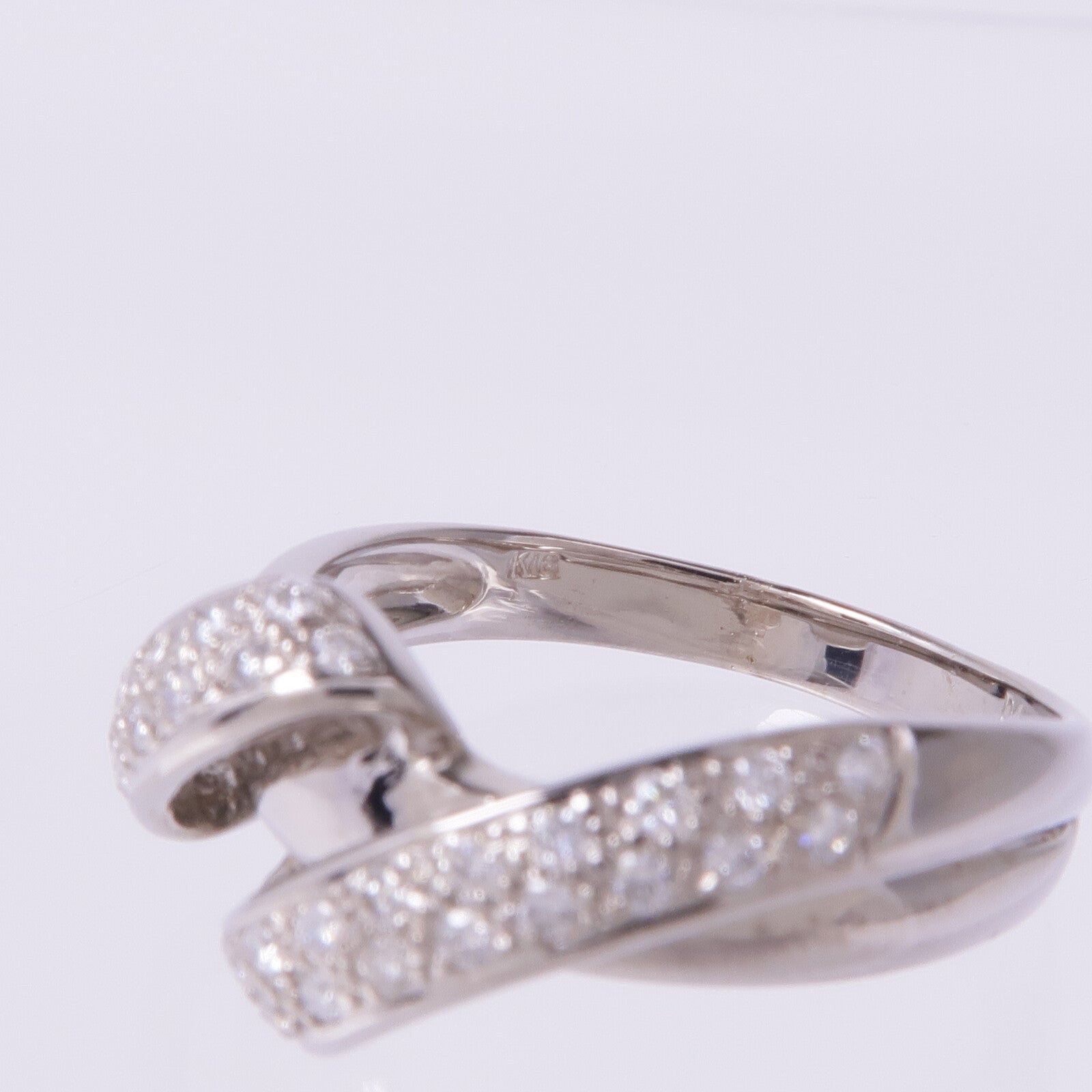 JEWELRY 【激減優惠】18K白金Diamond Ring鑽石戒指US#9