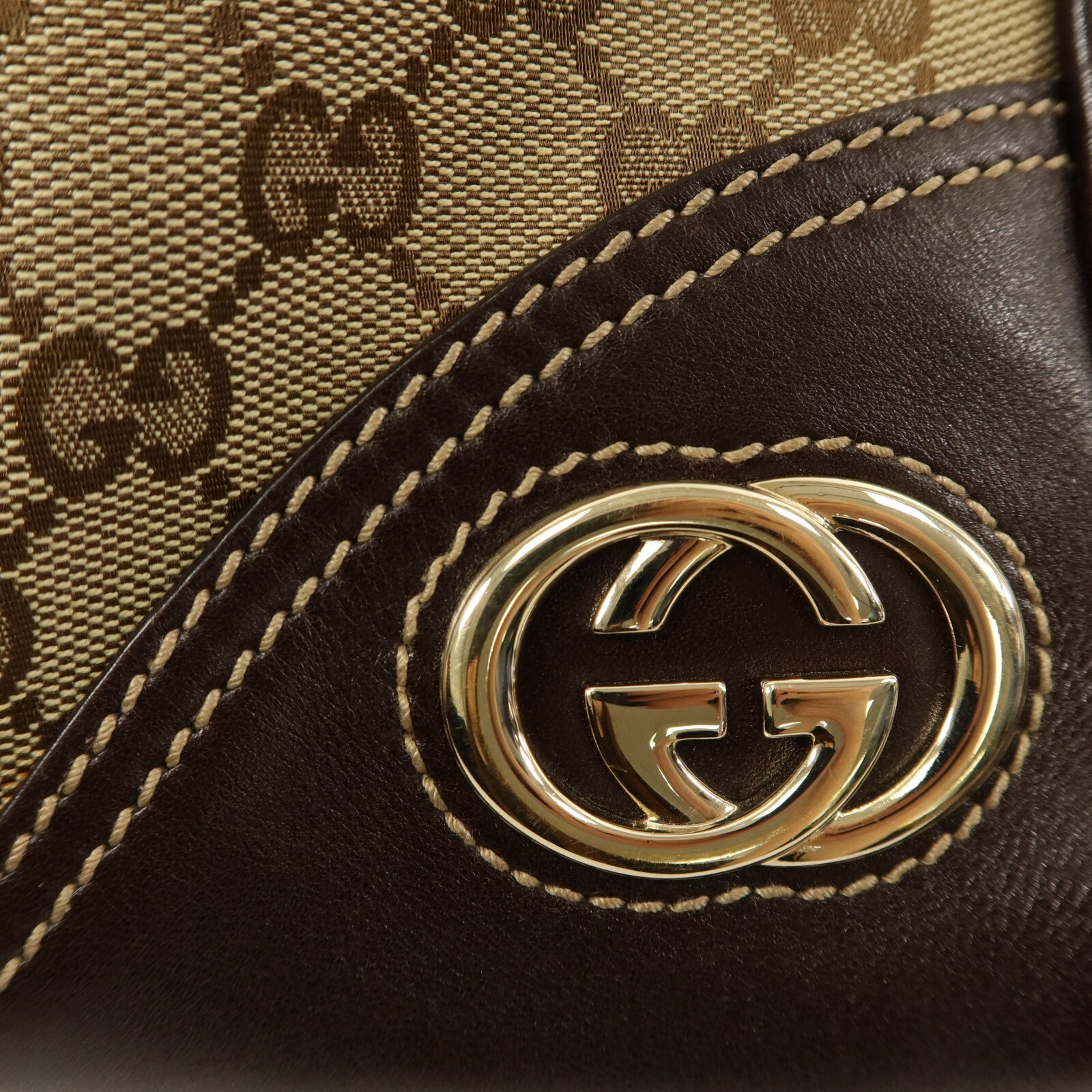 GUCCI 帆布Boston GG手挽袋
