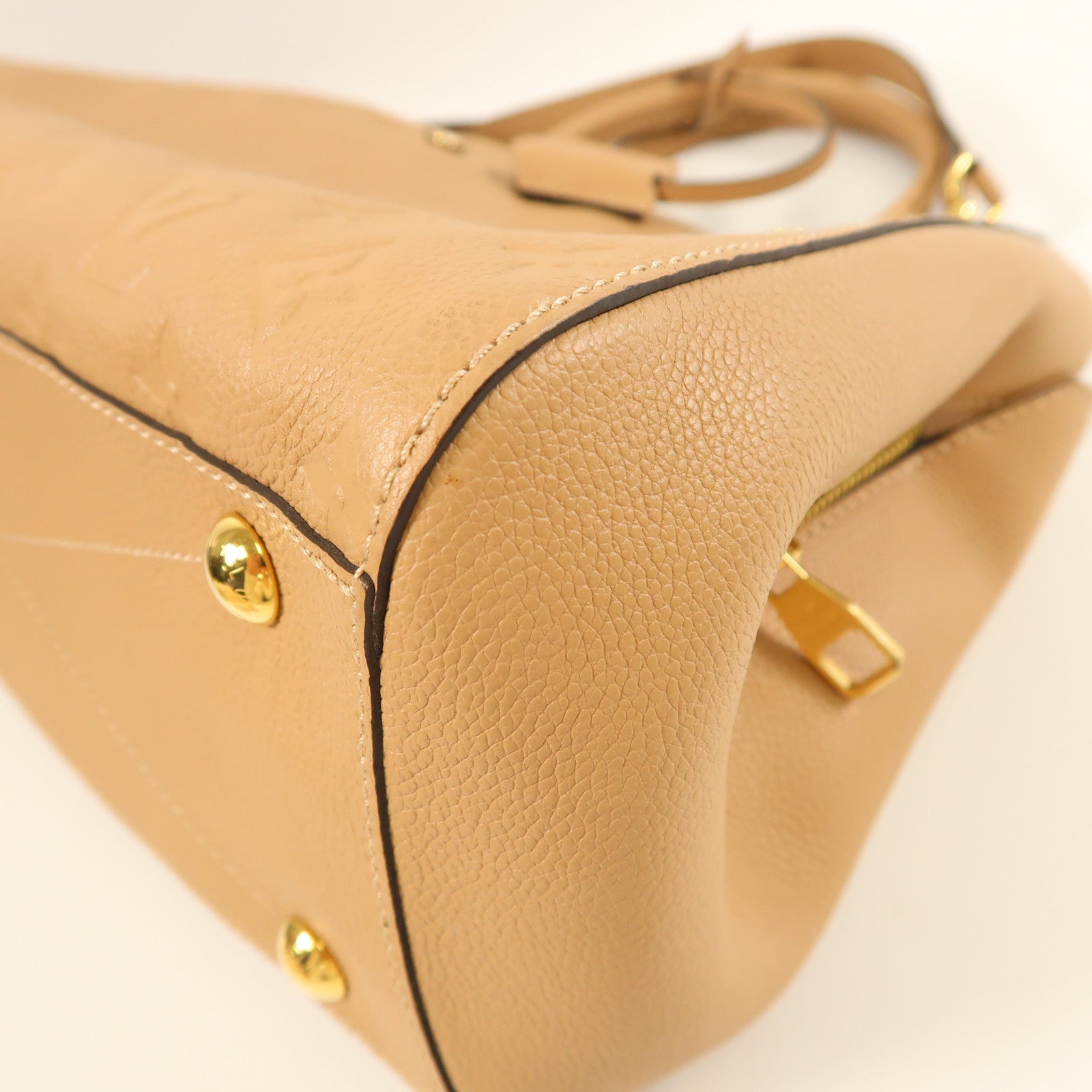 LOUIS VUITTON Monogram Empreinte Montaigne MM手挽肩背兩用袋
