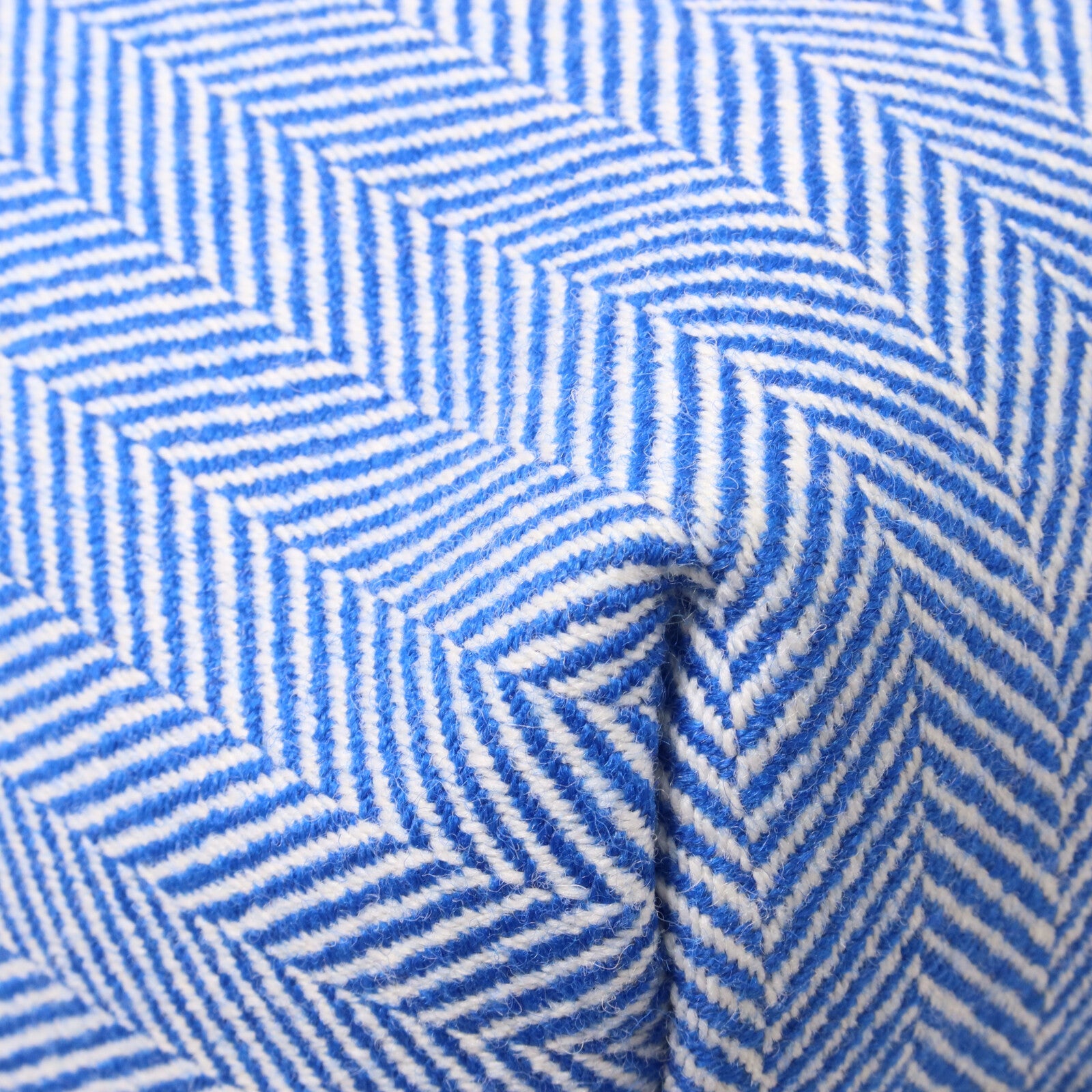 HERMES 羊毛/帆布Animaux Blocks Case Large手挽袋Bleu Gitane