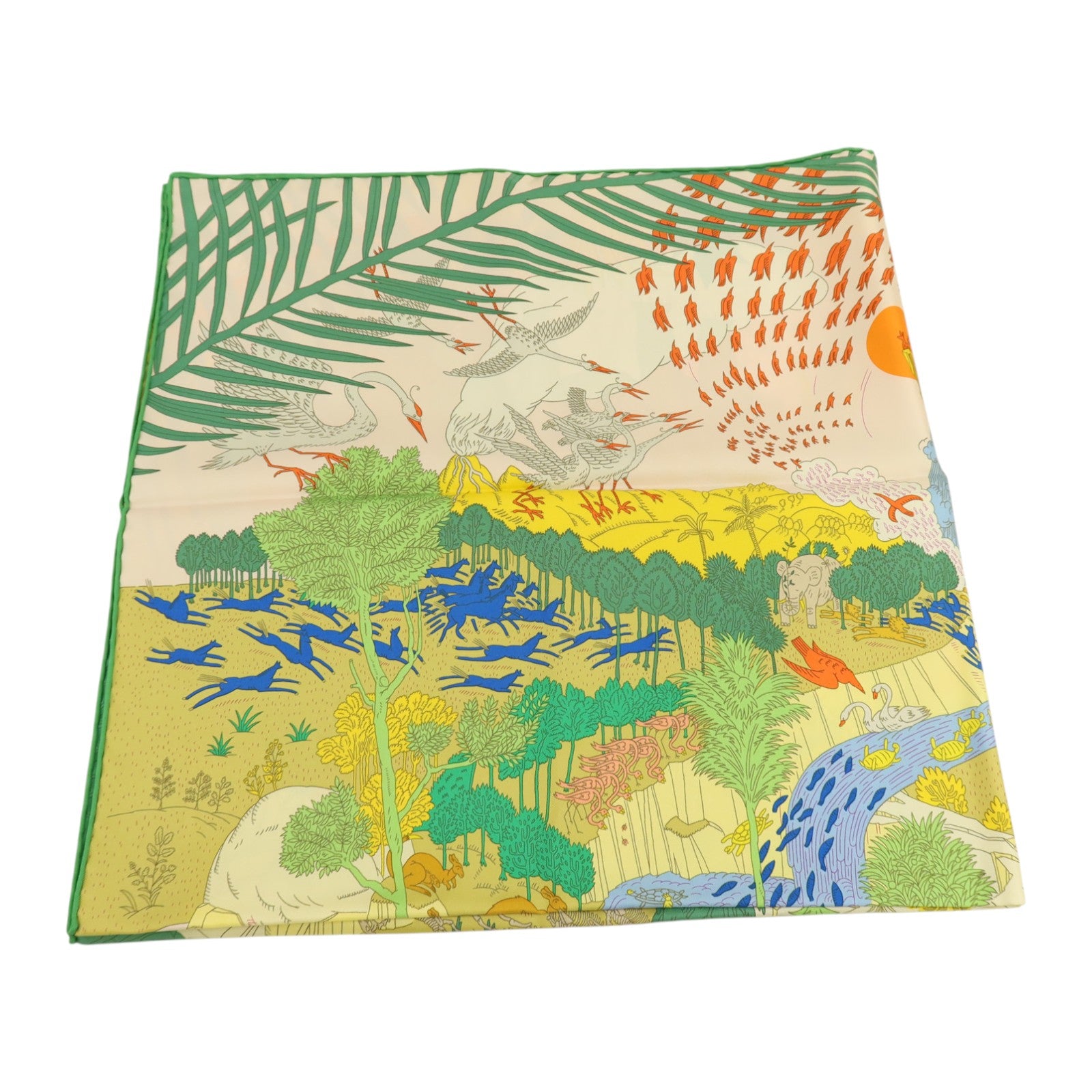 HERMES 絲質Scarf 90x90cm絲巾