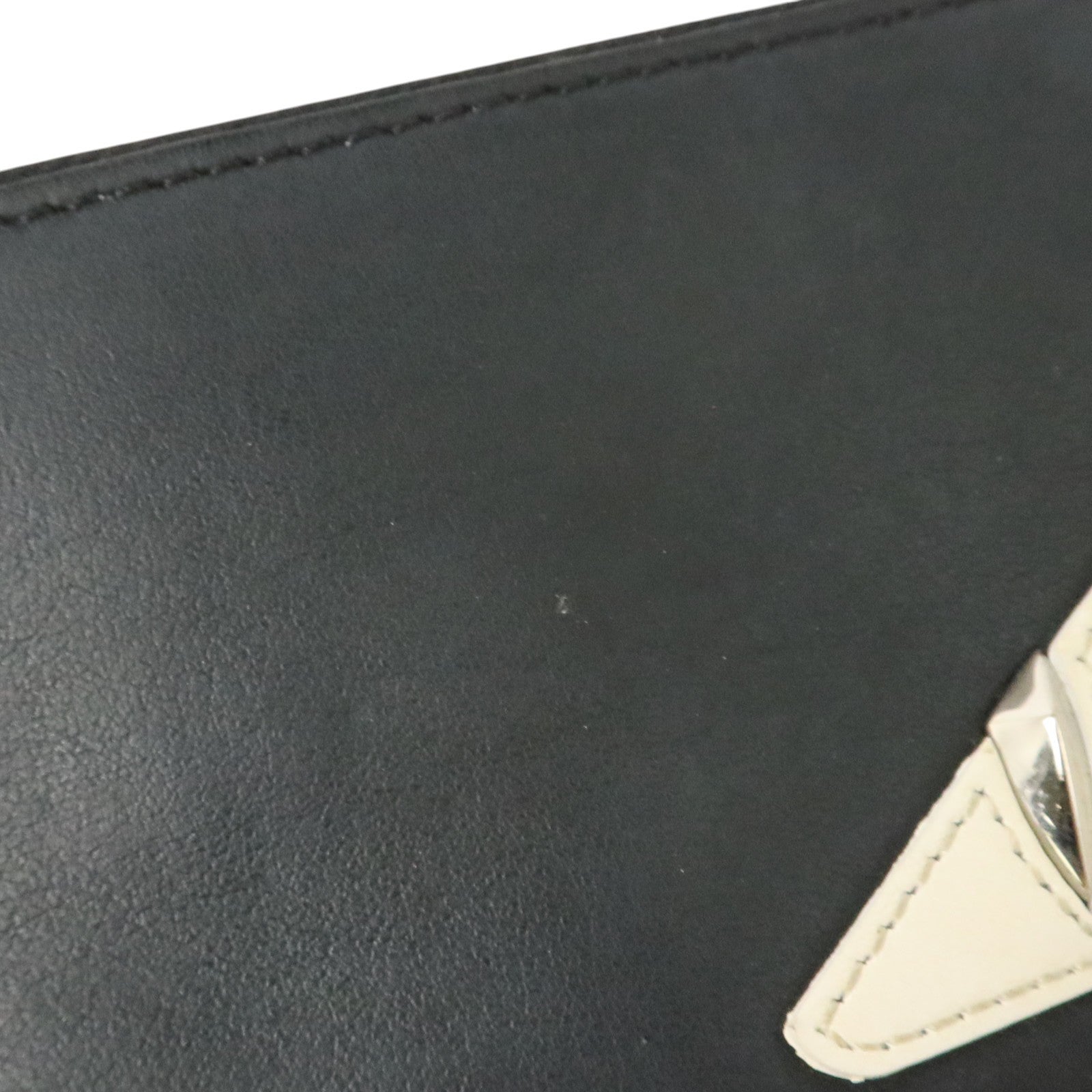 FENDI 牛皮皮革Card Holder銀扣卡片套