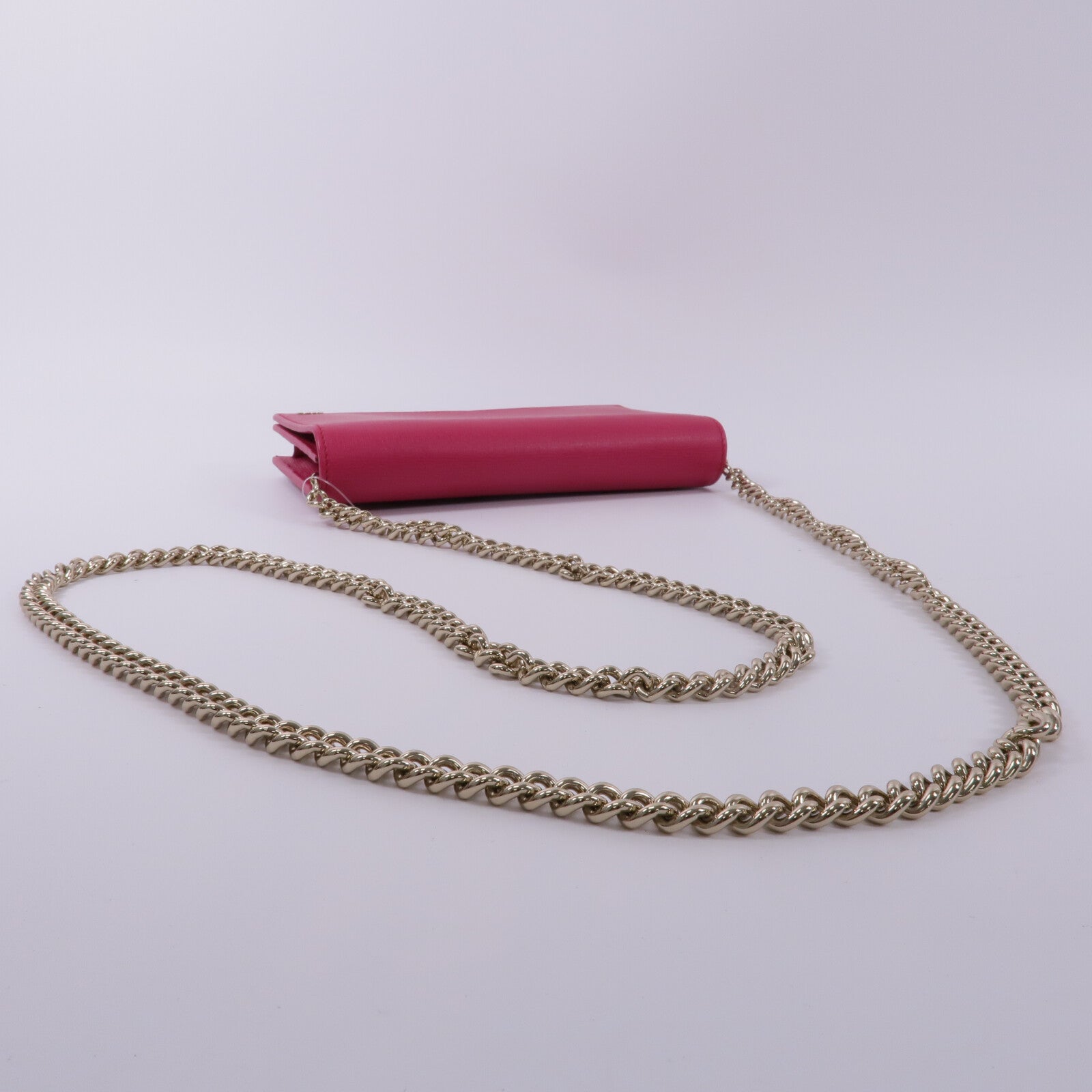 GUCCI 牛皮皮革Wallet On Chain鏈帶肩背袋