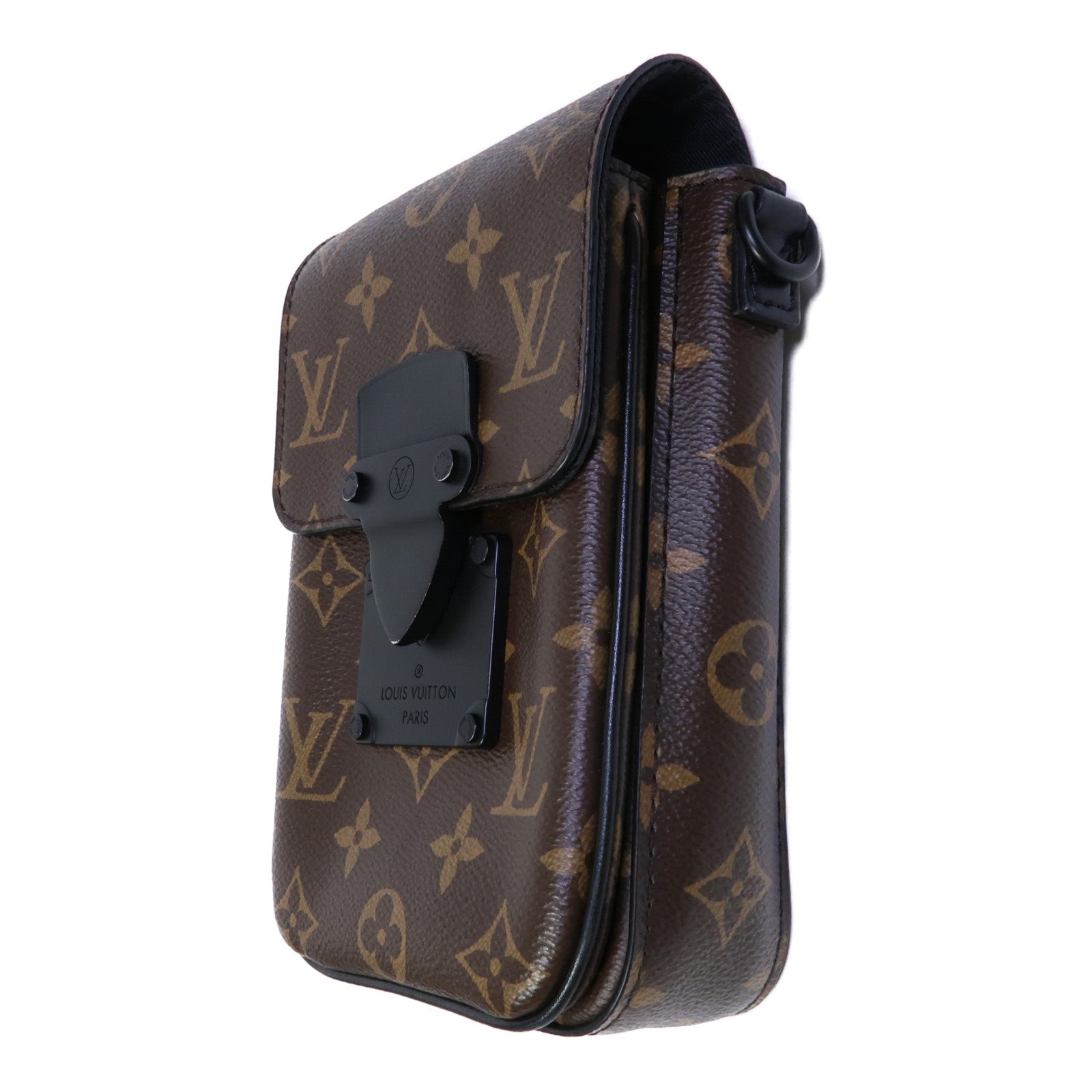 LOUIS VUITTON Monogram S-Lock Vertical肩背袋