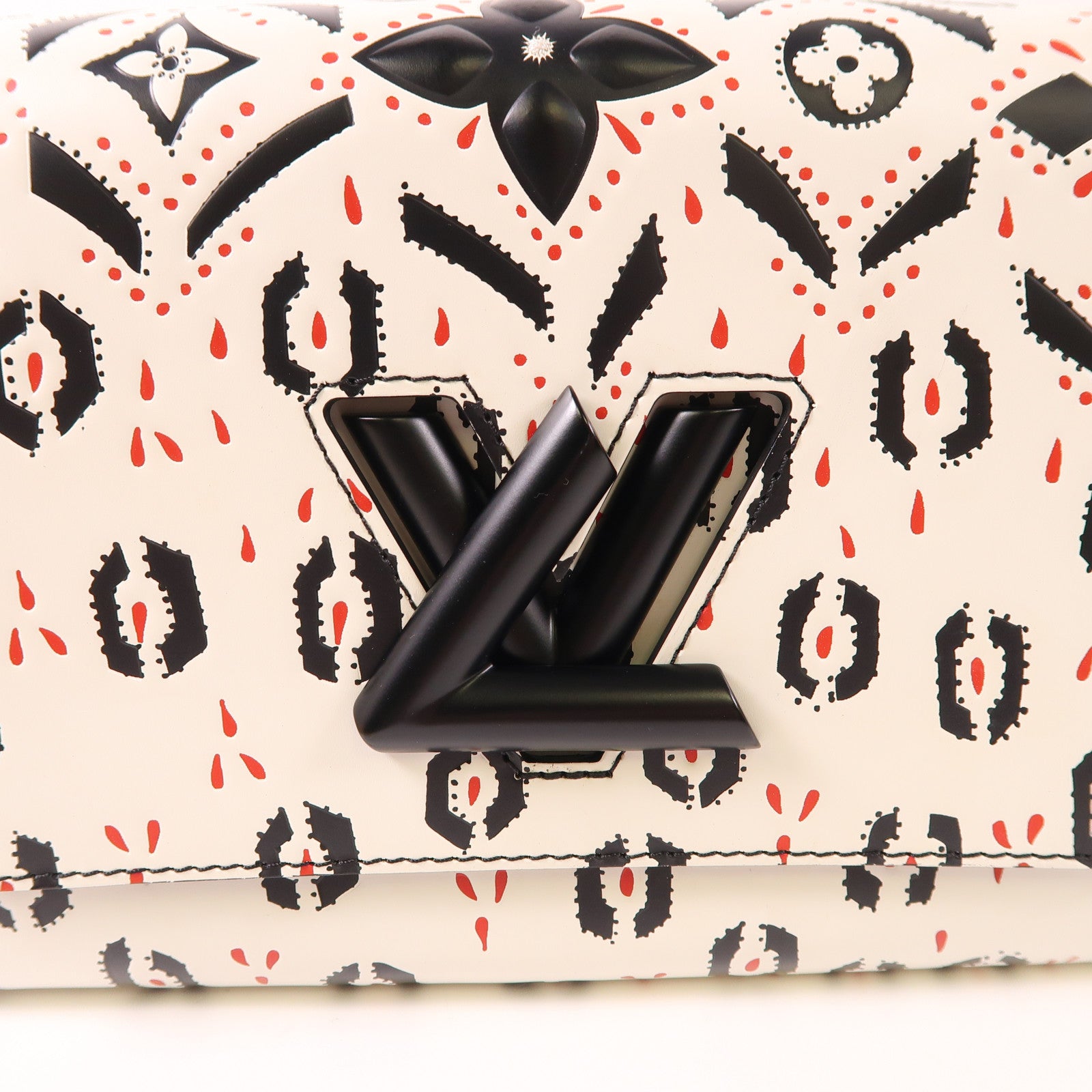 LOUIS VUITTON 牛皮皮革Graphic Print Twist MM手挽肩背兩用袋