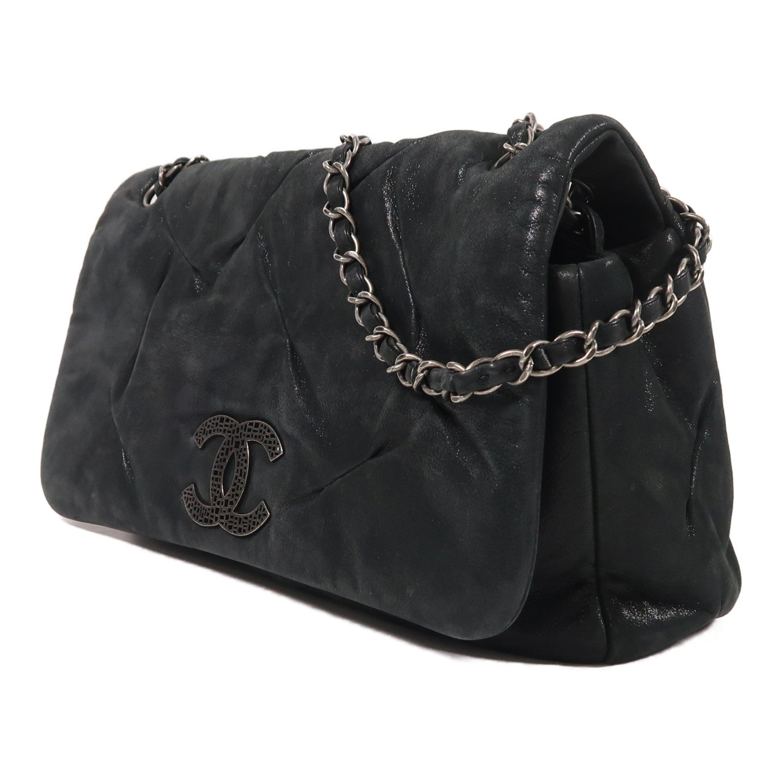 CHANEL 【激減優惠】牛皮皮革Chain Shoulder鏈帶肩背袋