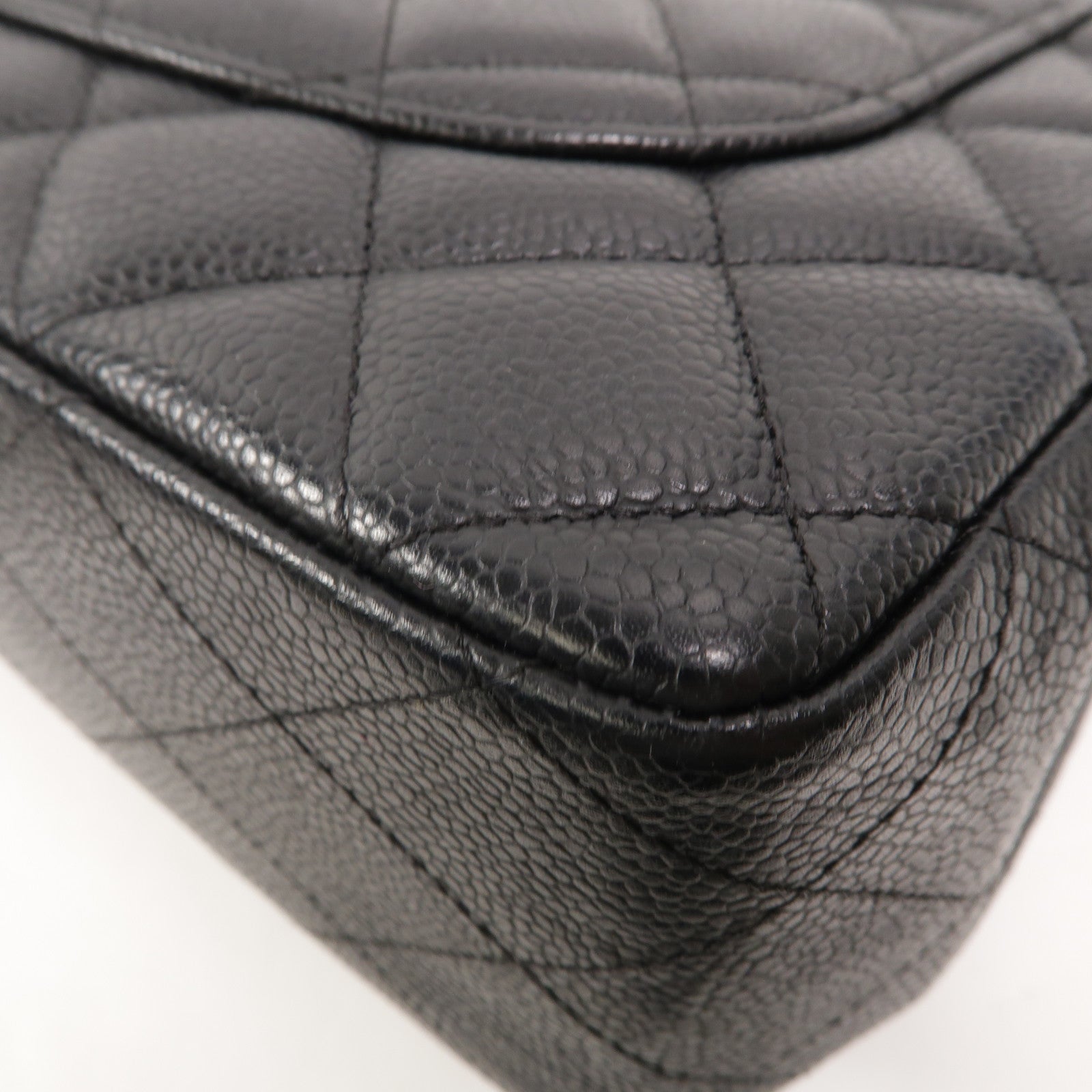 CHANEL 牛皮皮革Large Classic鏈帶肩背袋