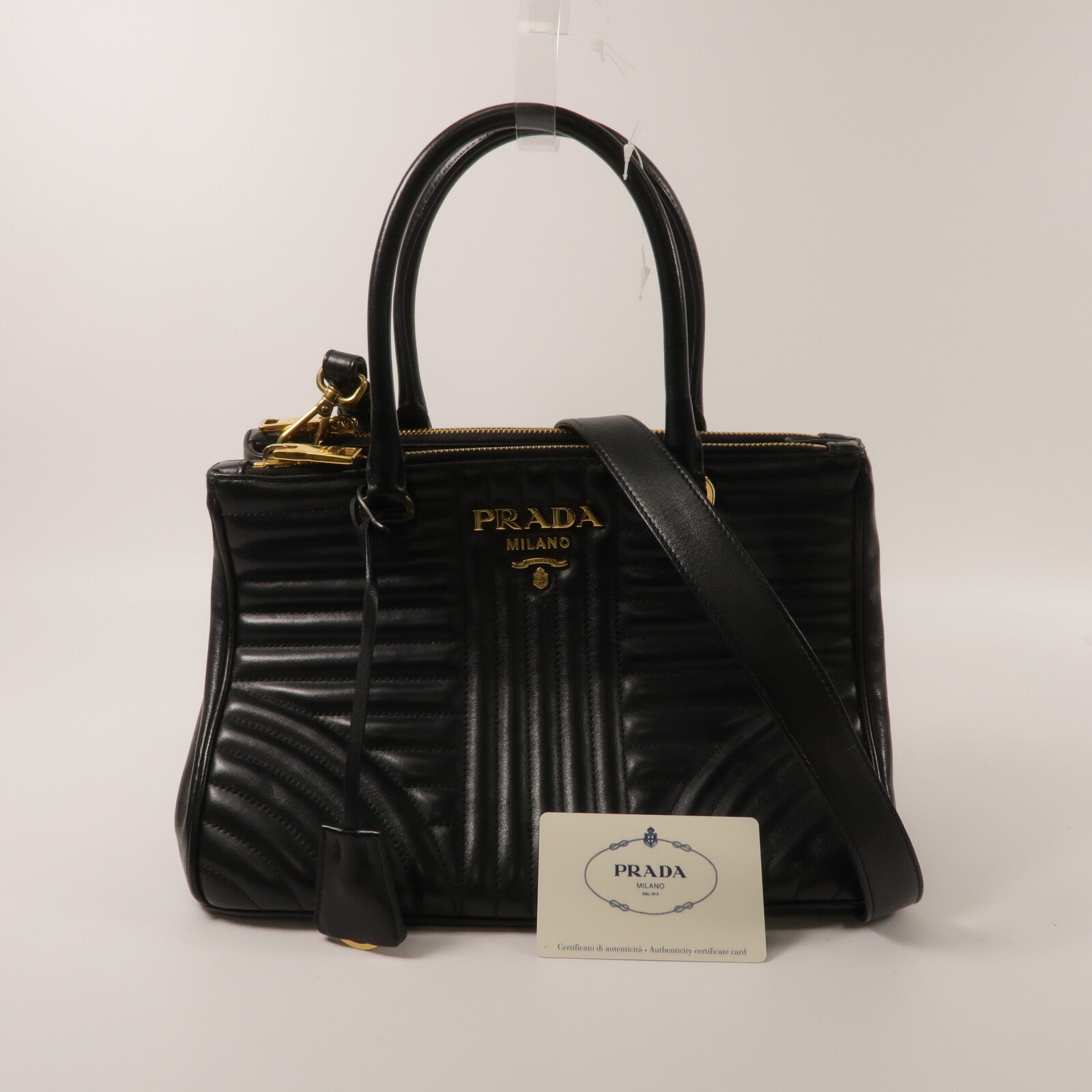 PRADA 牛皮皮革Shoulder Bag手挽肩背兩用袋