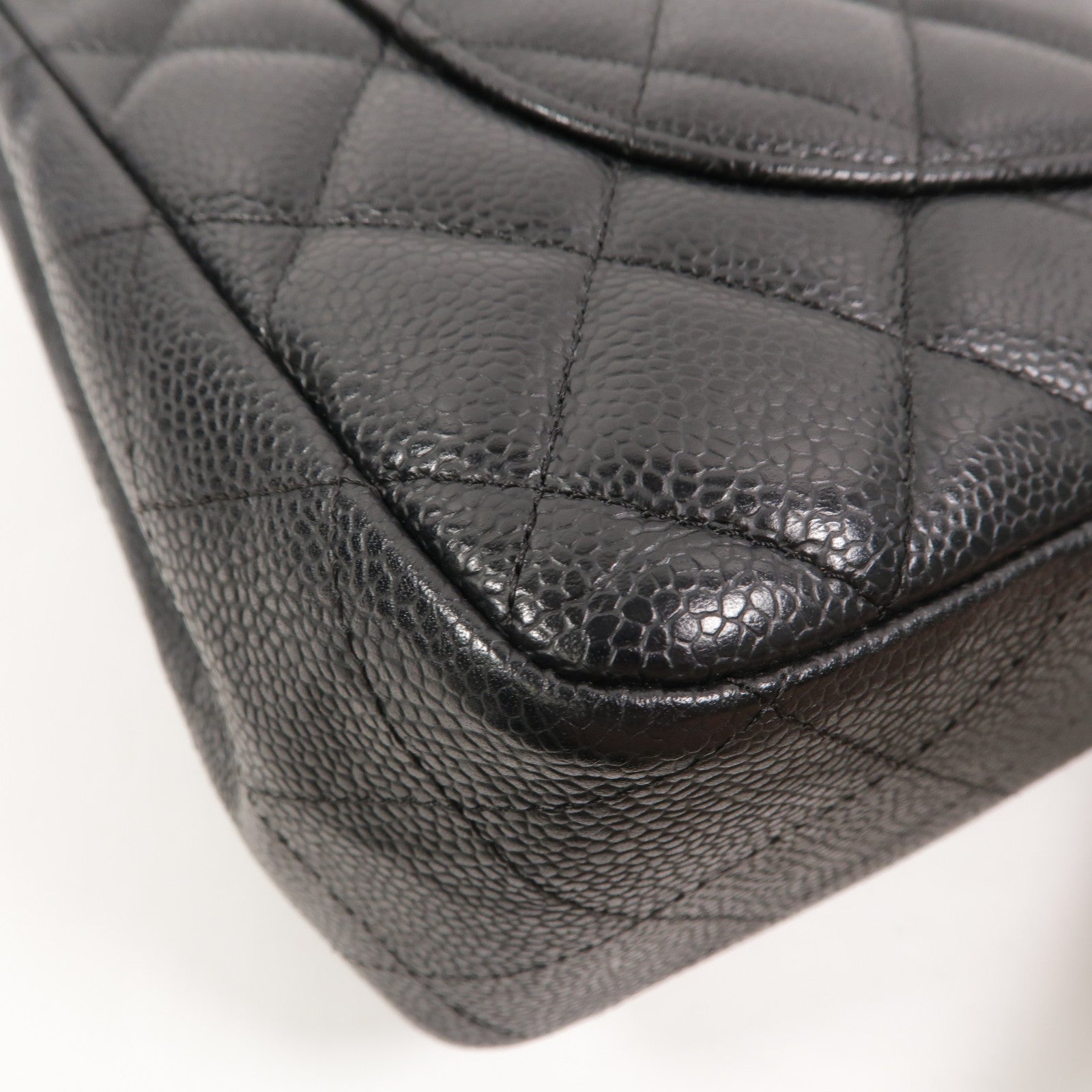 CHANEL 牛皮皮革Large Classic鏈帶肩背袋