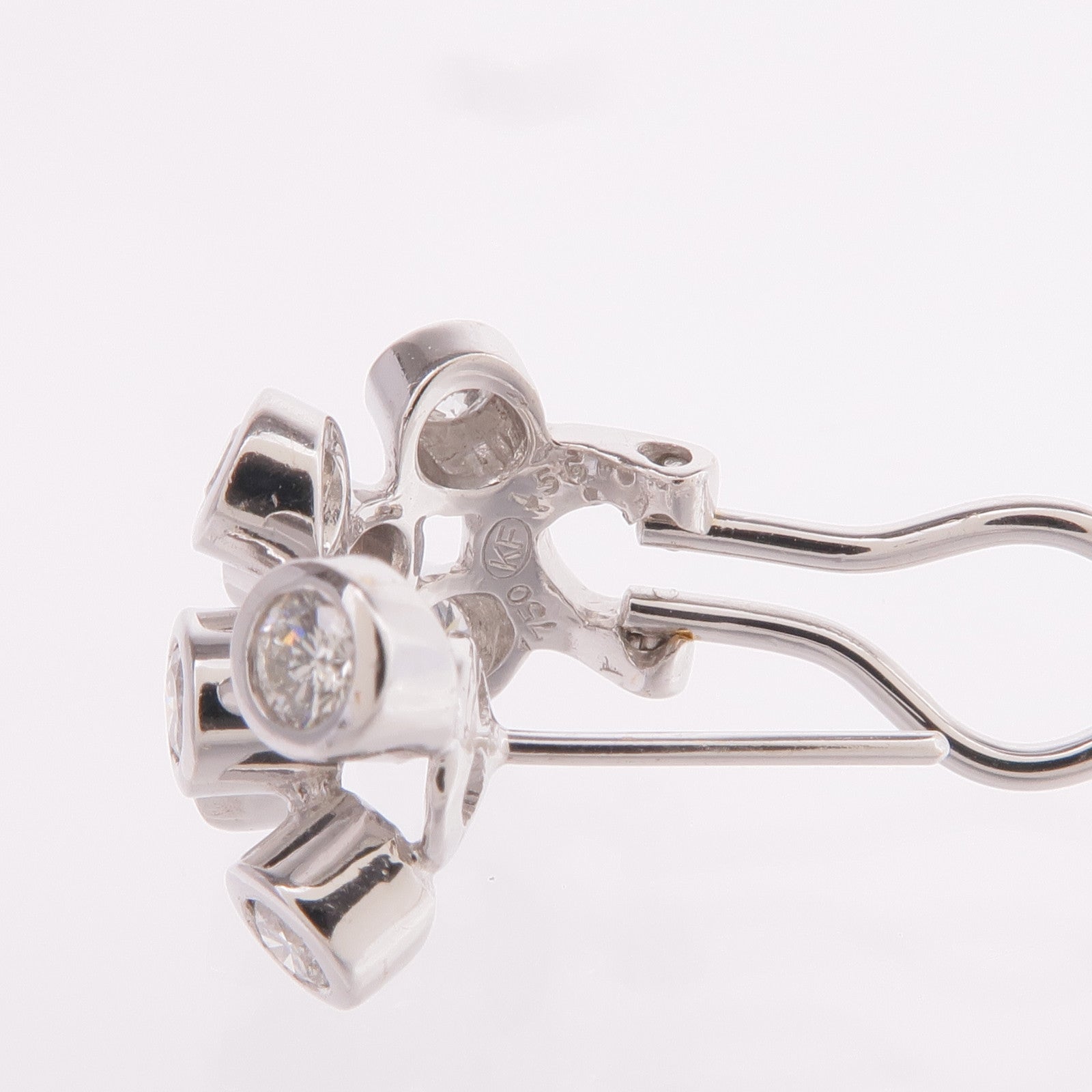 JEWELRY 18K白金Diamond Earrings鑽石耳環