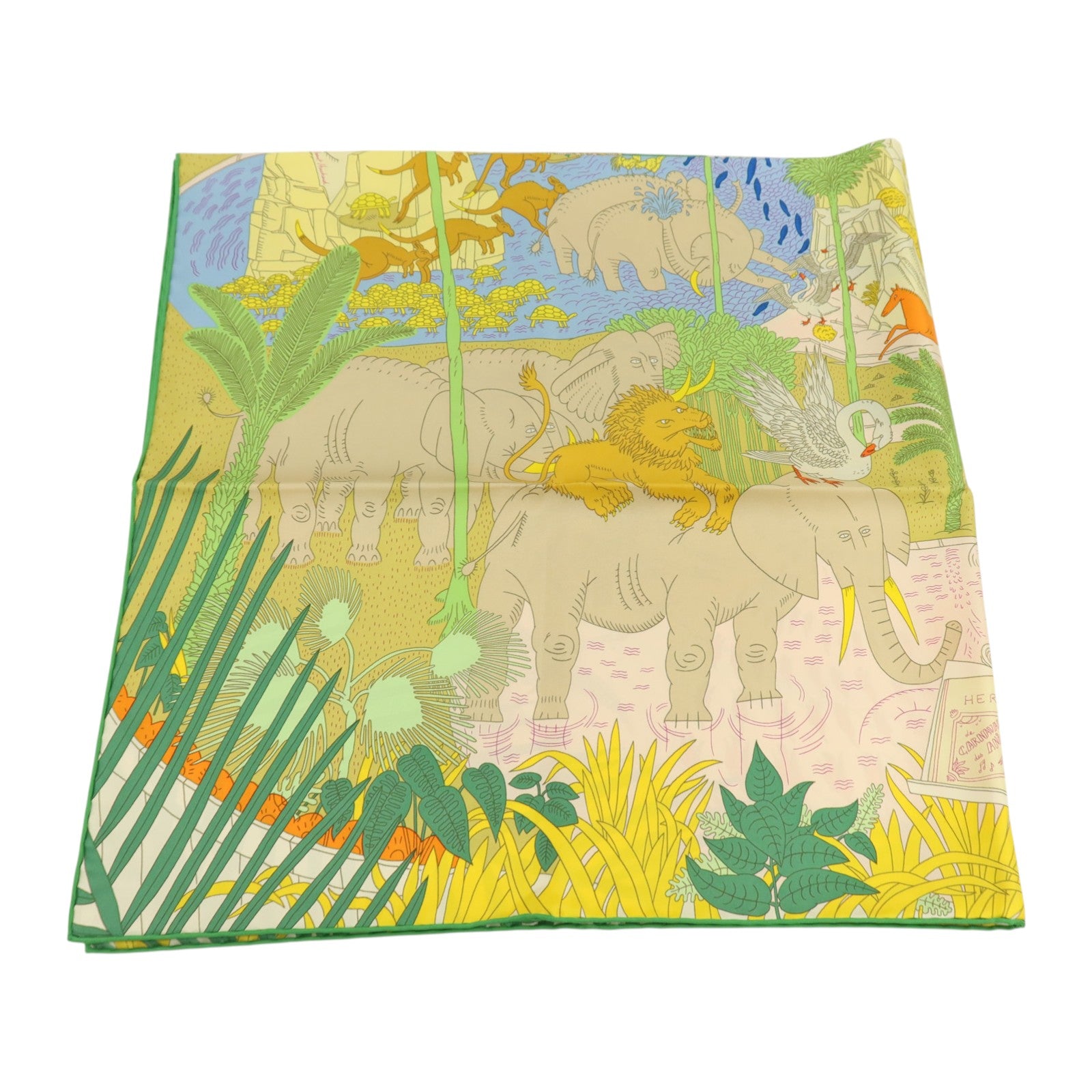 HERMES 絲質Scarf 90x90cm絲巾