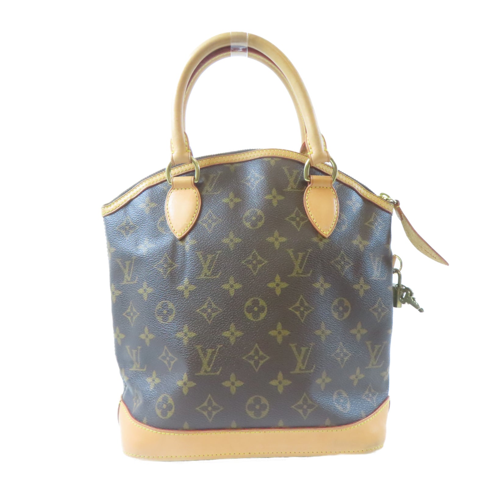 LOUIS VUITTON 【激減優惠】Monogram Lockit金扣手挽袋啡色