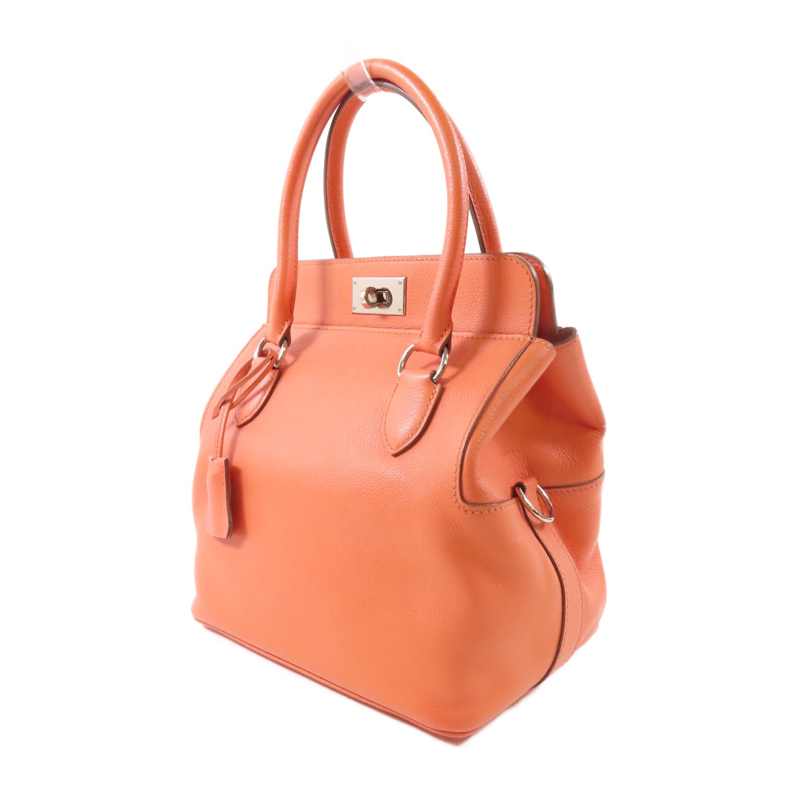 HERMES Evercolor皮革Tool Box 20手挽肩背兩用袋Crevette