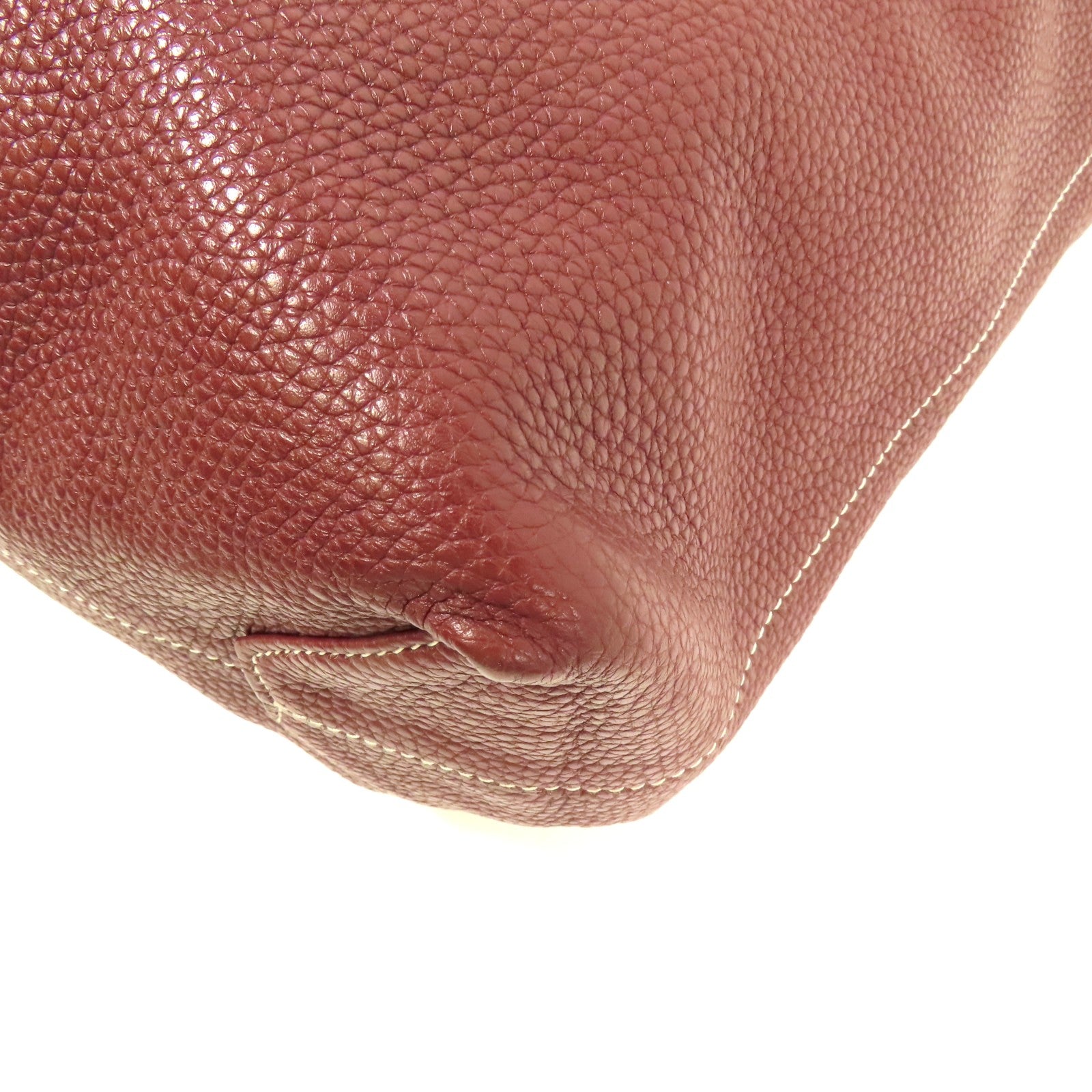 HERMES Clemence皮革Double Sens 35肩背袋Rubis