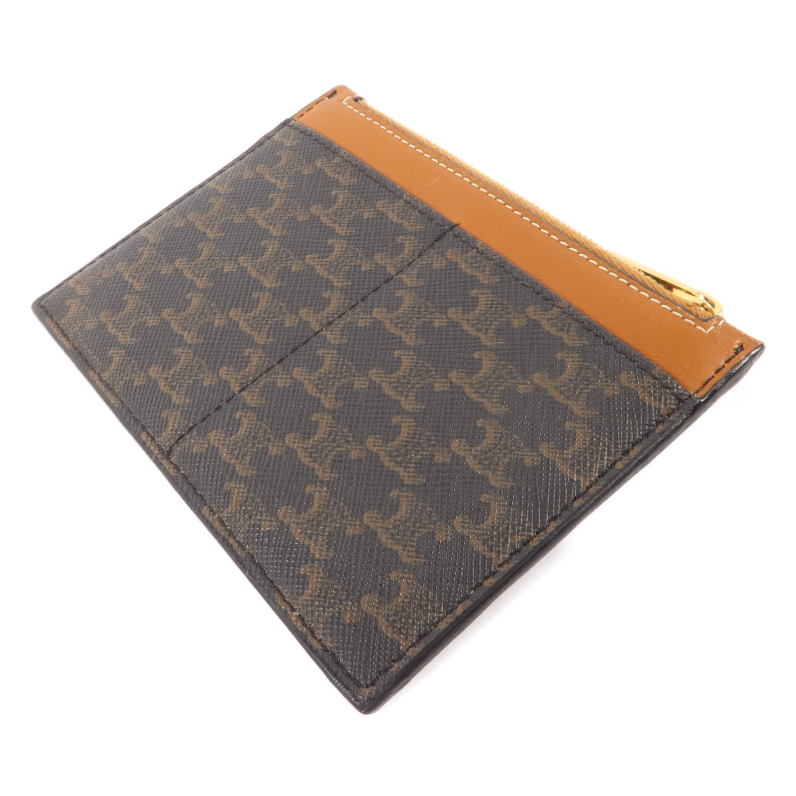 CELINE 塗層帆布Zipped Card Holder卡片套