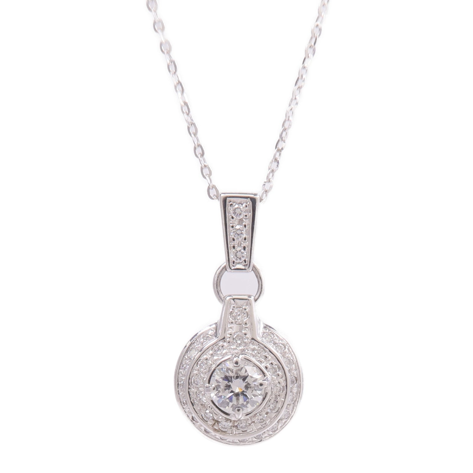 JEWELRY 18K白金Diamond Necklace鑽石項鍊