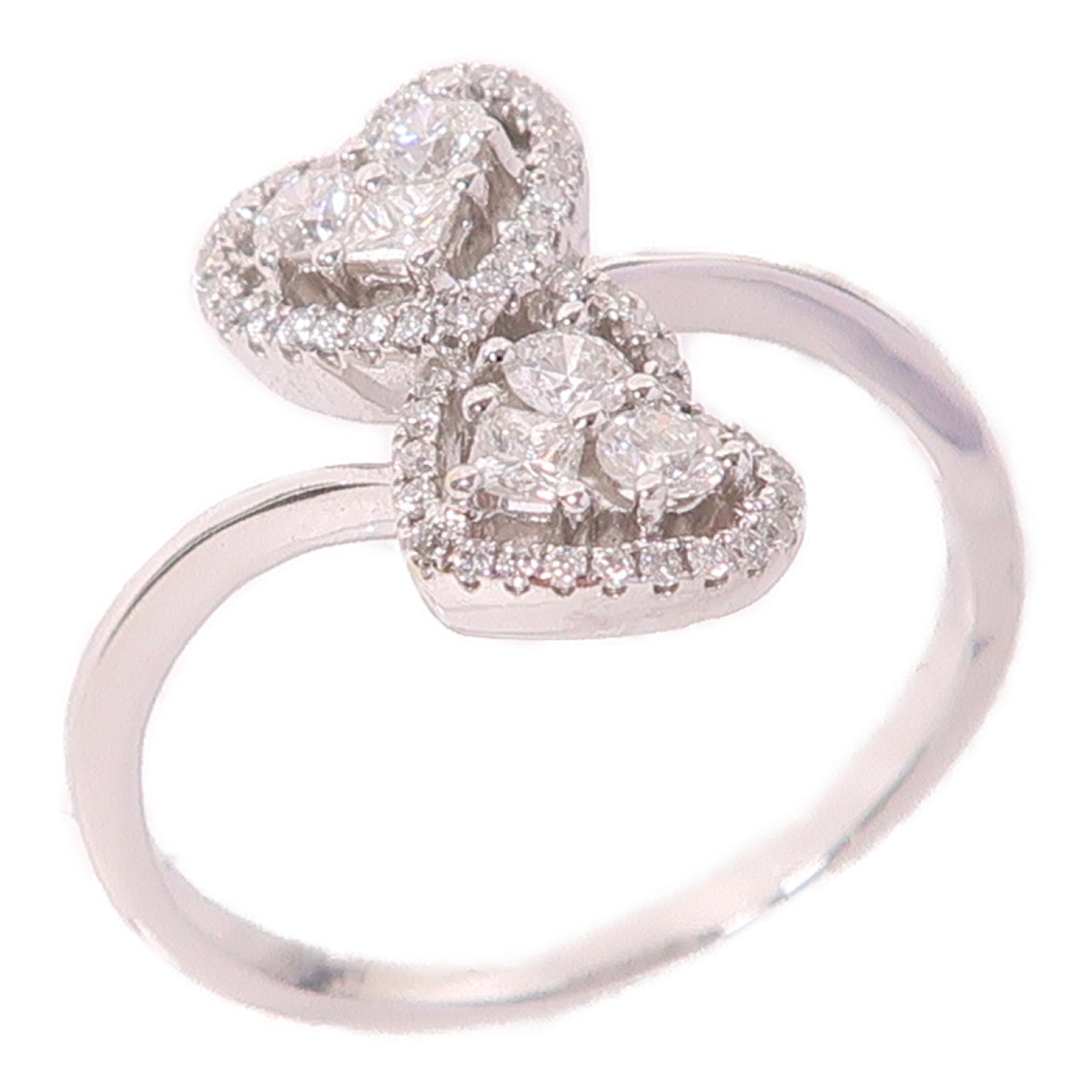 JEWELRY 18K白金Diamond Ring鑽石戒指US#7