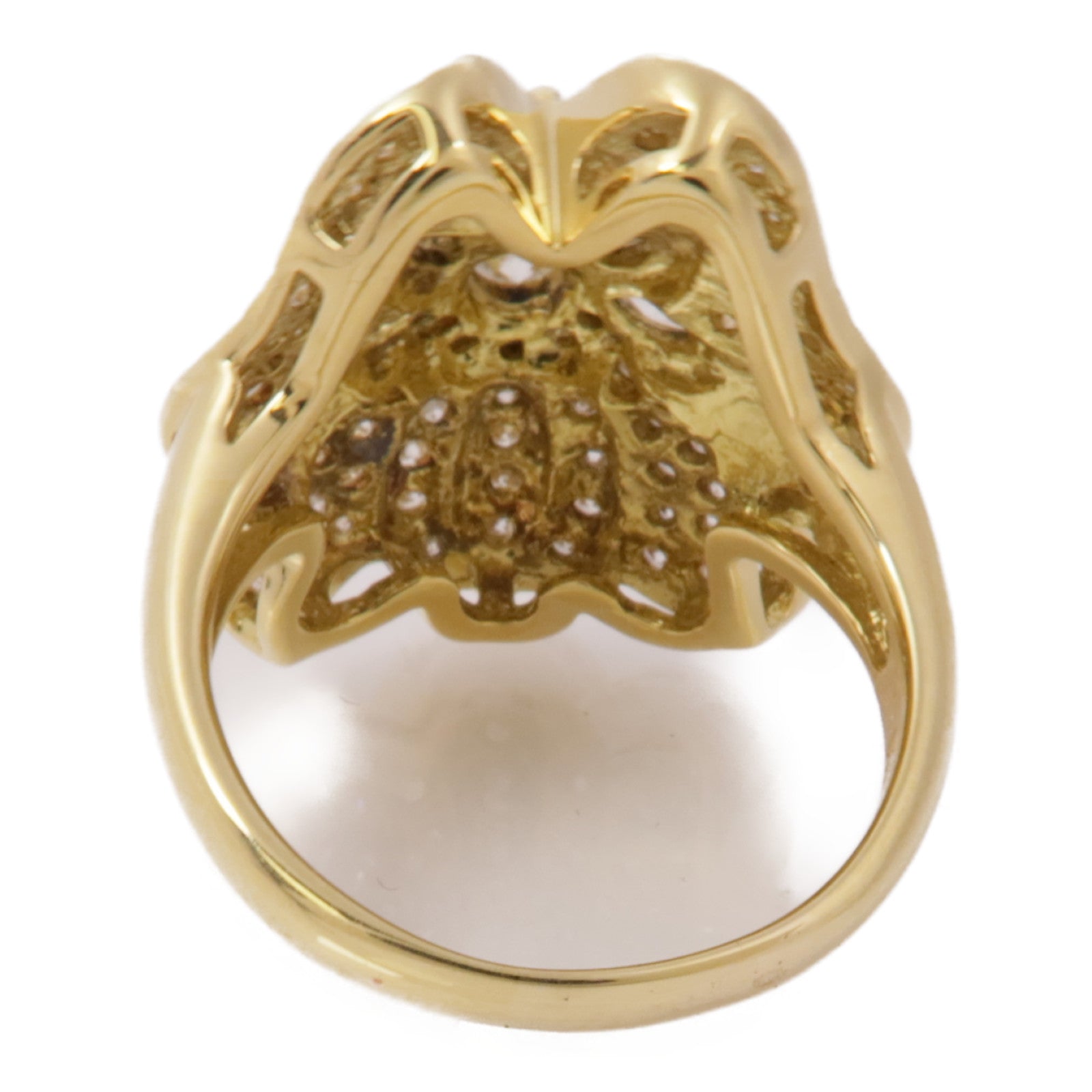 JEWELRY Diamond Ring 18K Yellow Gold US#6.25