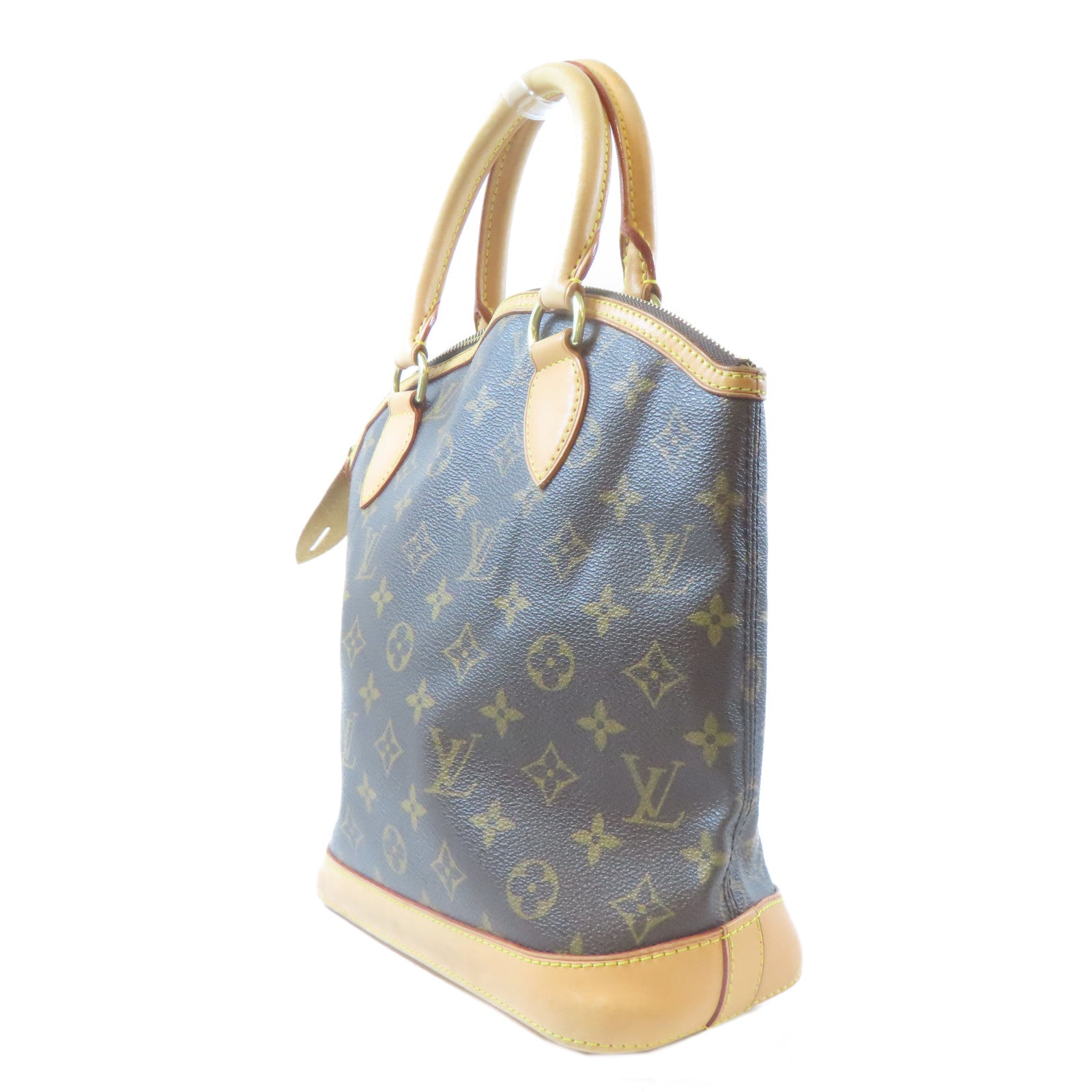 LOUIS VUITTON 【激減優惠】Monogram Lockit金扣手挽袋啡色