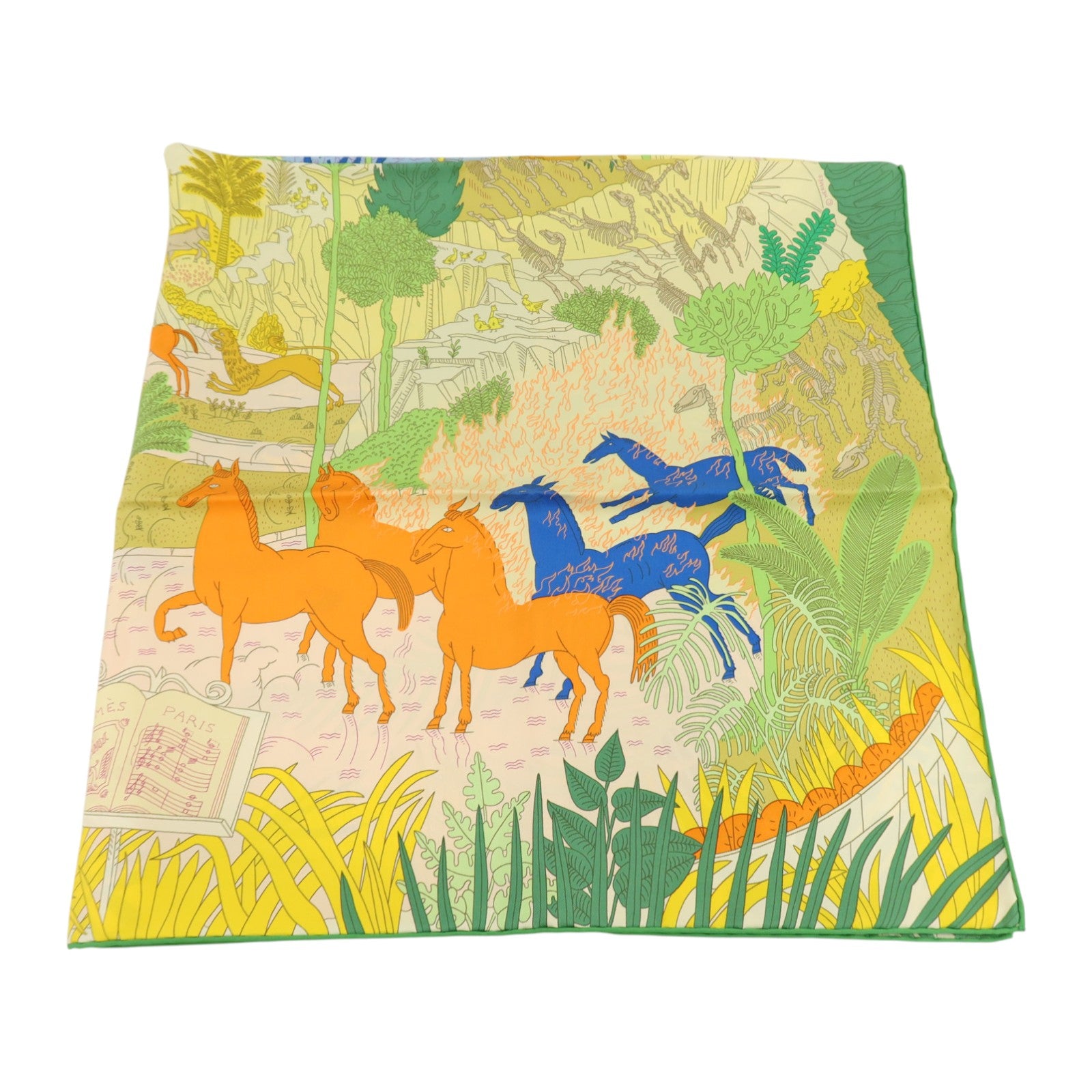 HERMES 絲質Scarf 90x90cm絲巾
