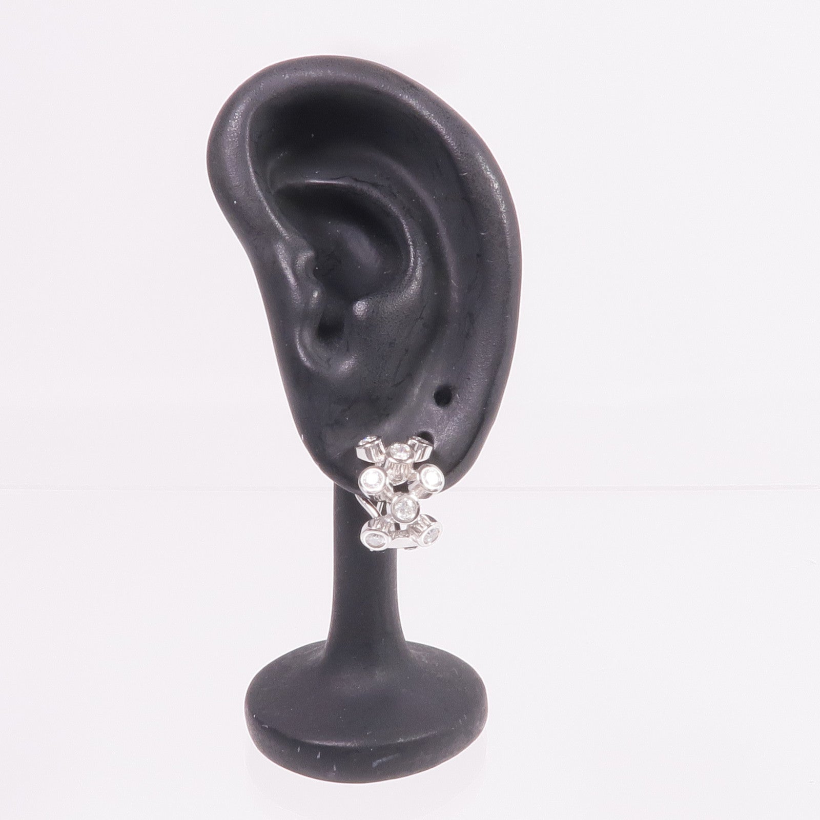 JEWELRY 18K白金Diamond Earrings鑽石耳環