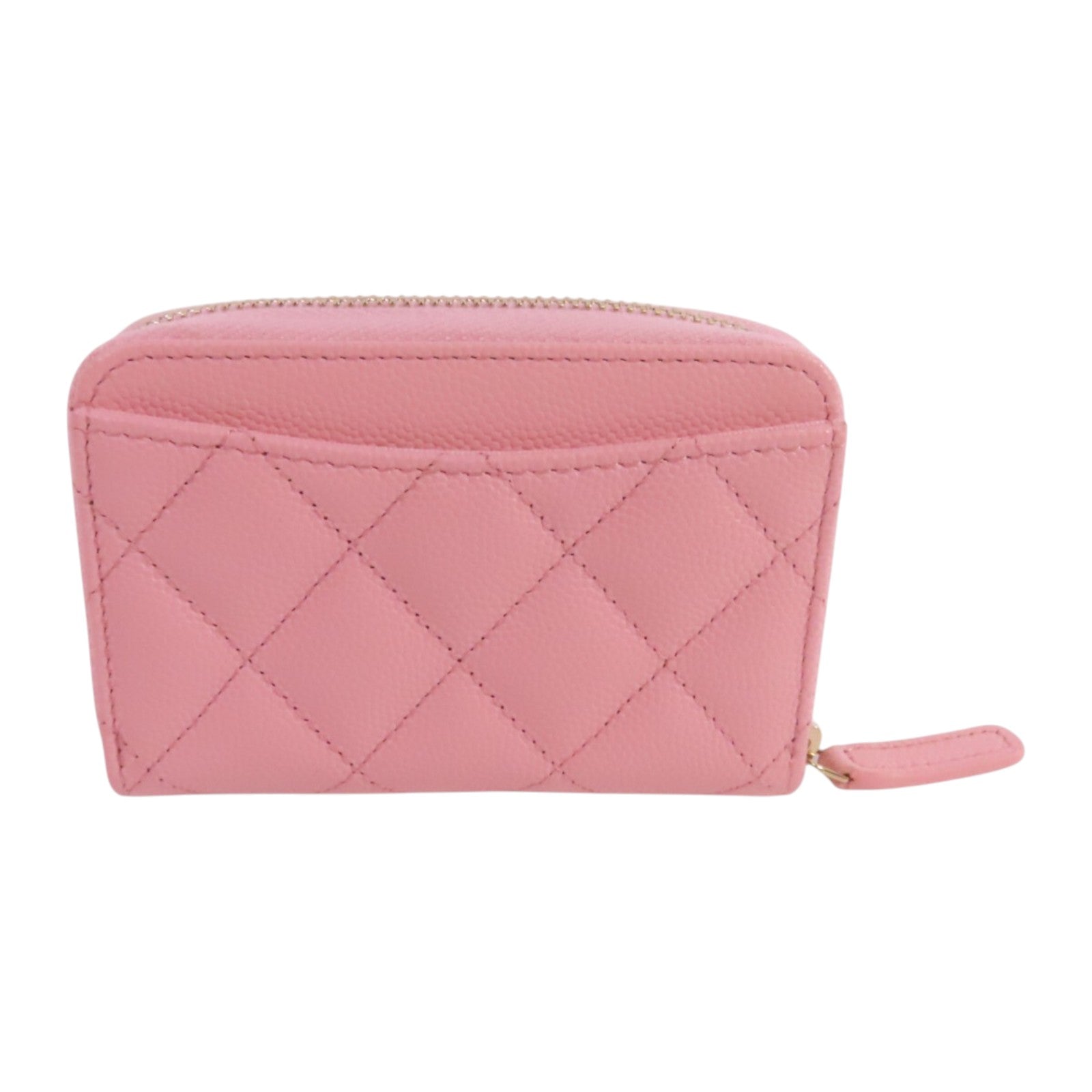 CHANEL 牛皮皮革Coins Card Case金扣零錢卡套