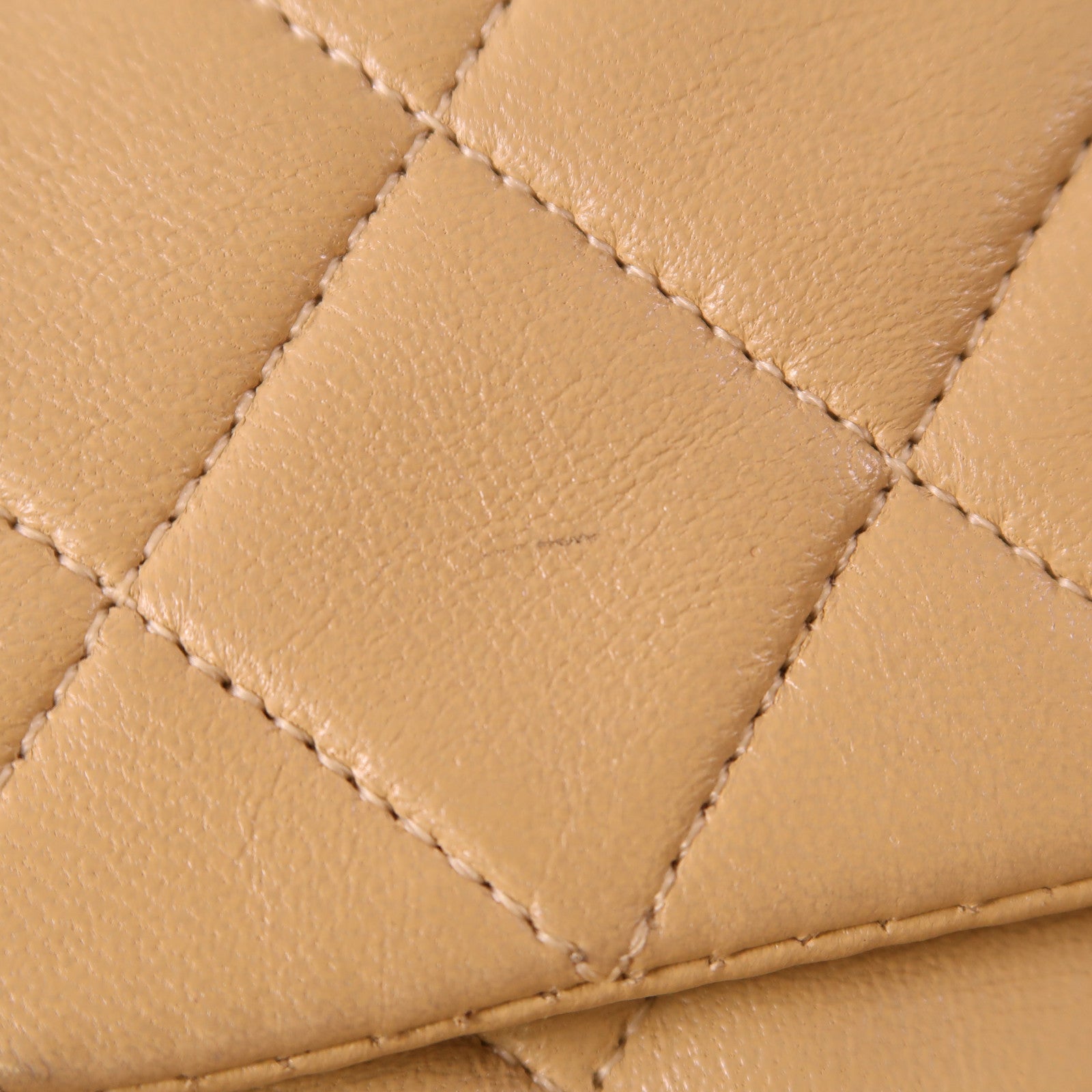 CHANEL 牛皮皮革Chain Shoulder金扣鏈帶肩背袋