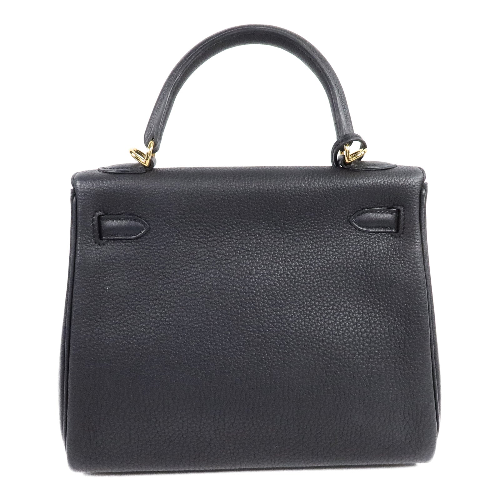 HERMES Togo皮革Kelly 25手挽肩背兩用袋Noir